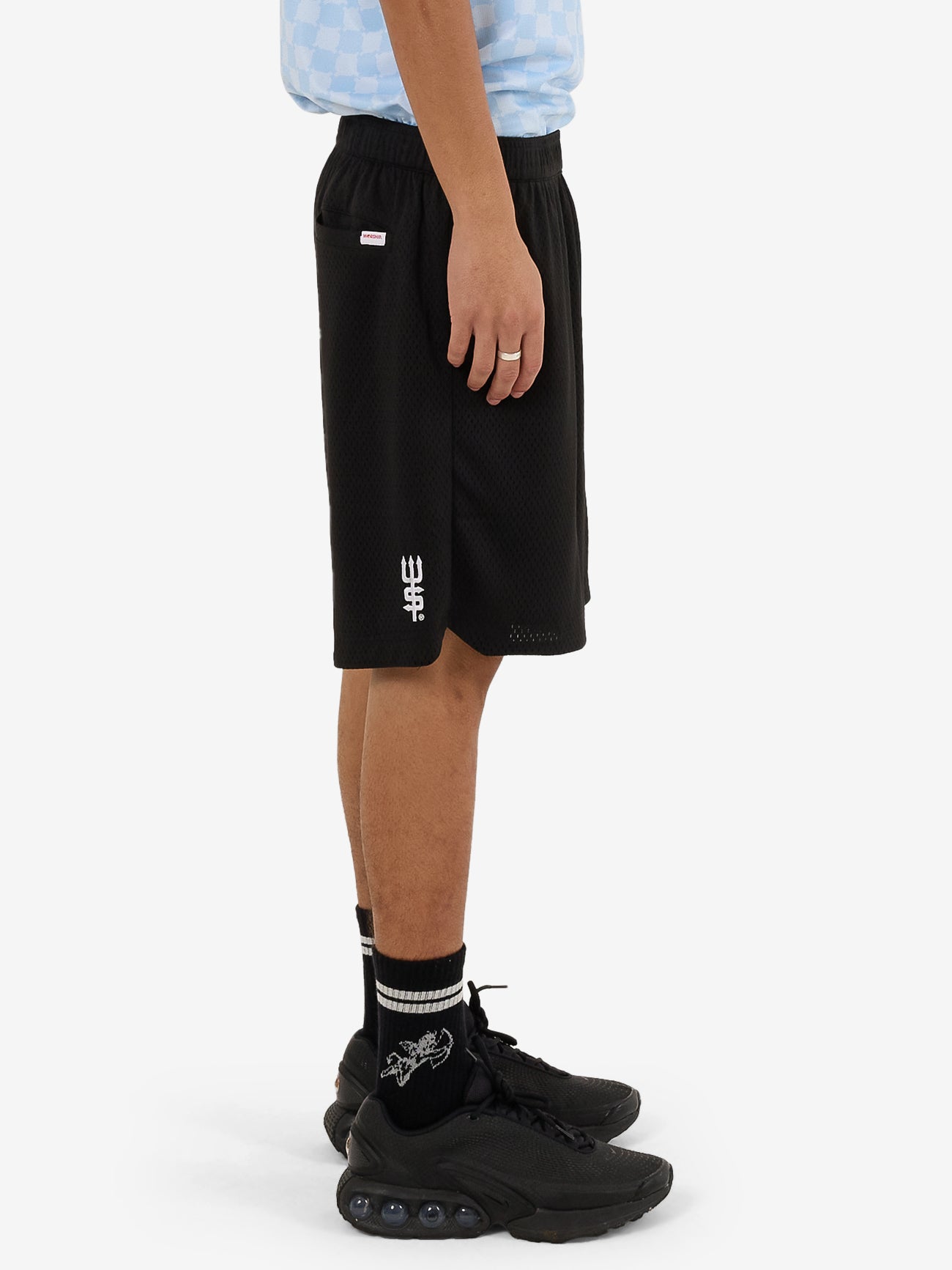Tripcheck Mesh Short - Black 28