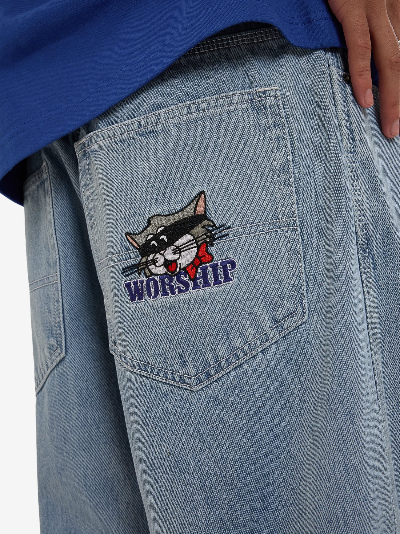Cat Burglar Big Dawg Jean - Spirit Blue 28