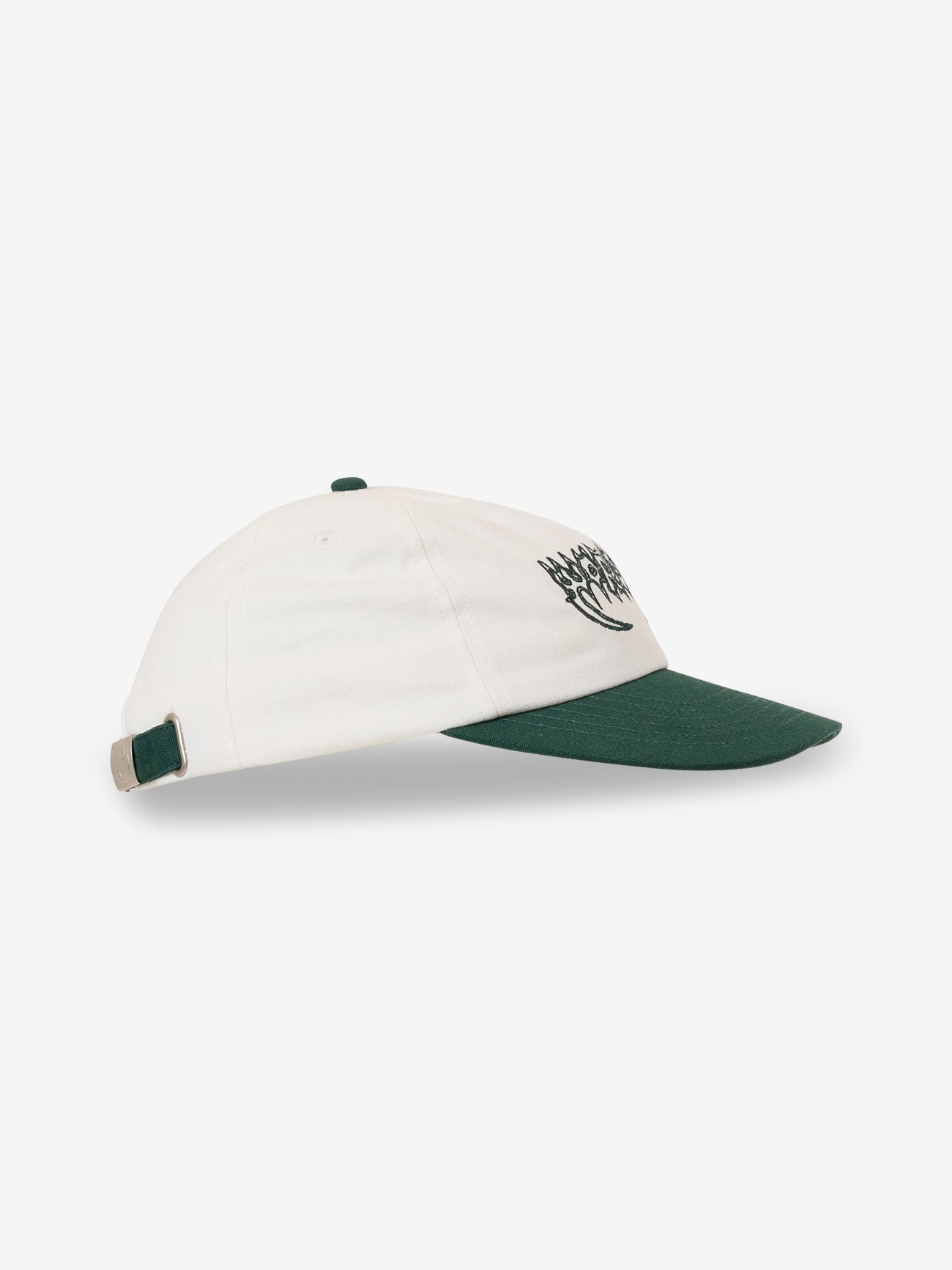Slicer 6 Panel Hat - Cream - Bistro Green One Size