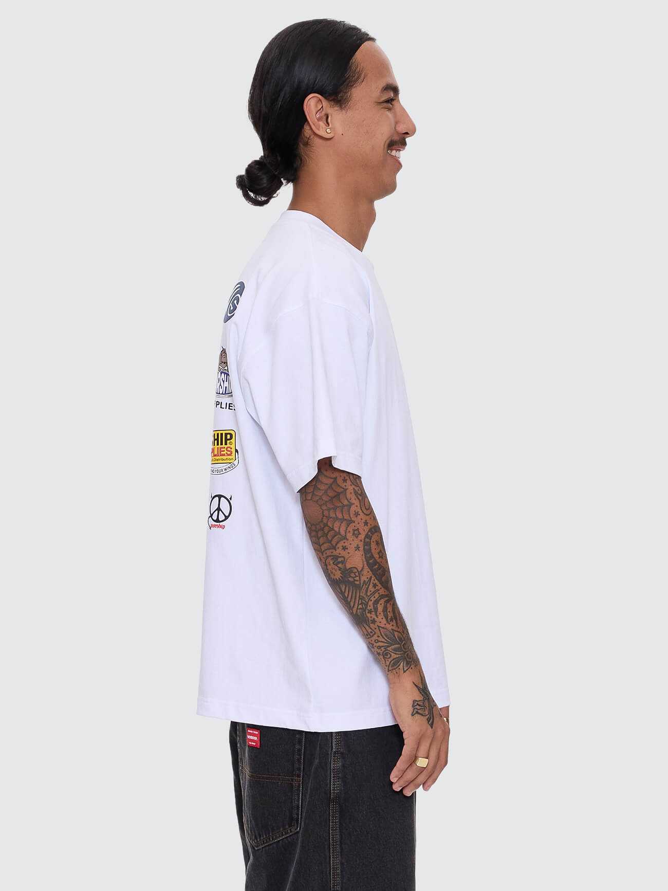 Low Goes Regular Fit Tee - White