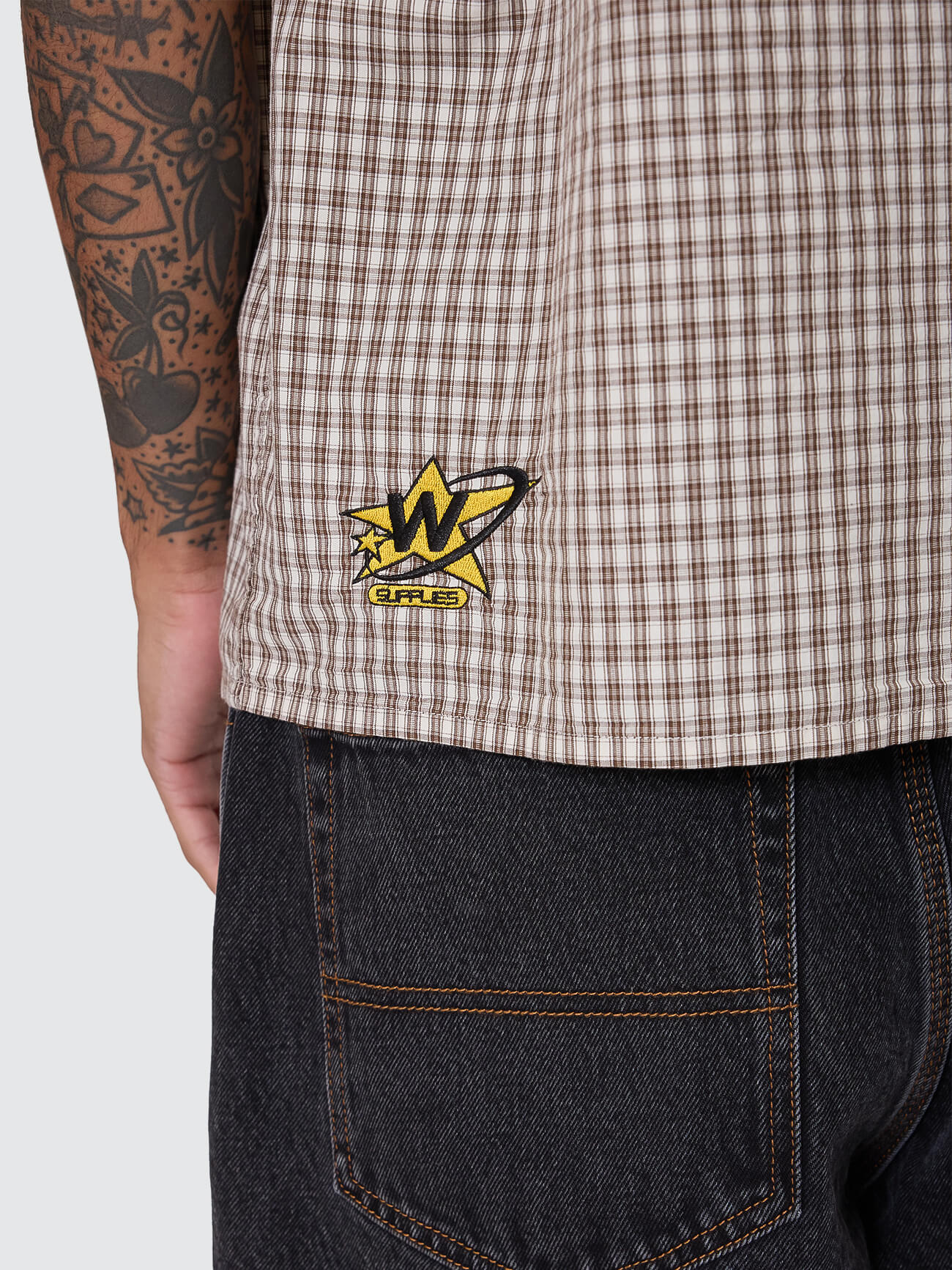 Low Goes Short Sleeve Shirt - Brown