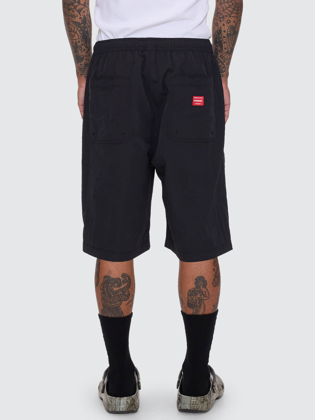 Jaws Nylon Volley Short - Black