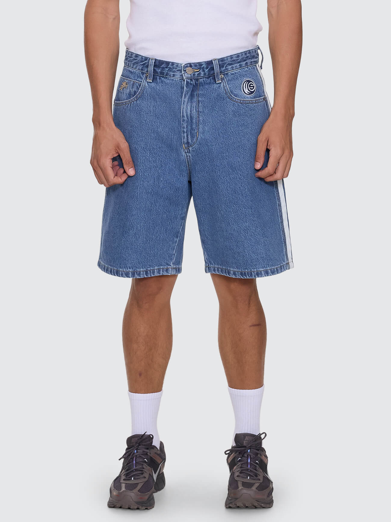 Blender Big Dawg Jean Short - Sky High Blue