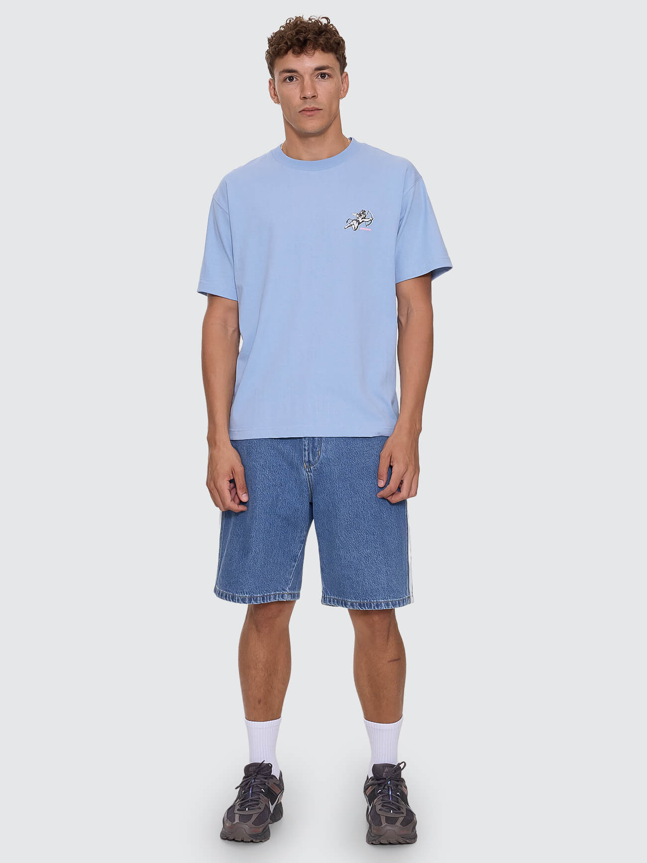 Blender Big Dawg Jean Short - Sky High Blue