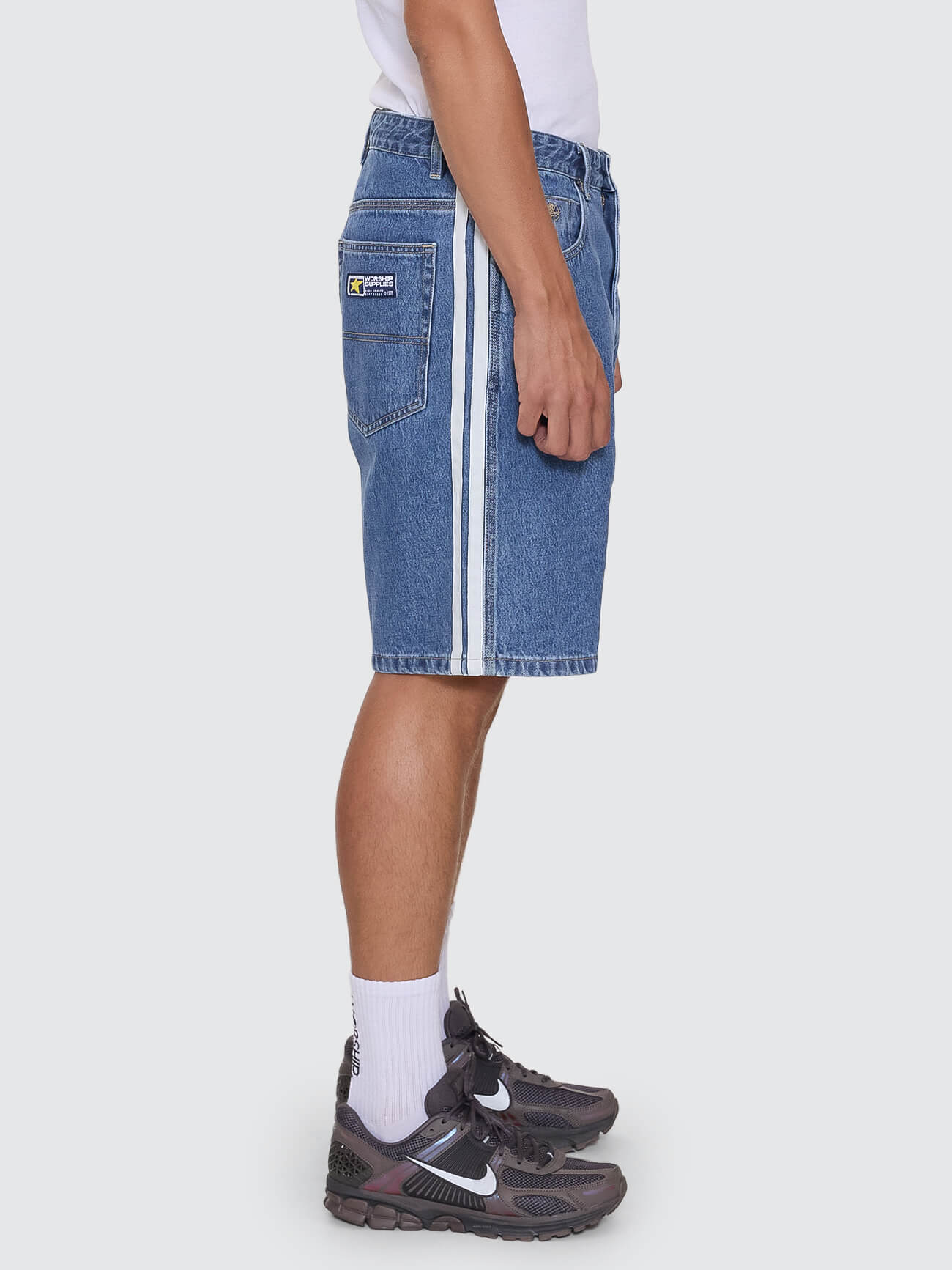 Blender Big Dawg Jean Short - Sky High Blue