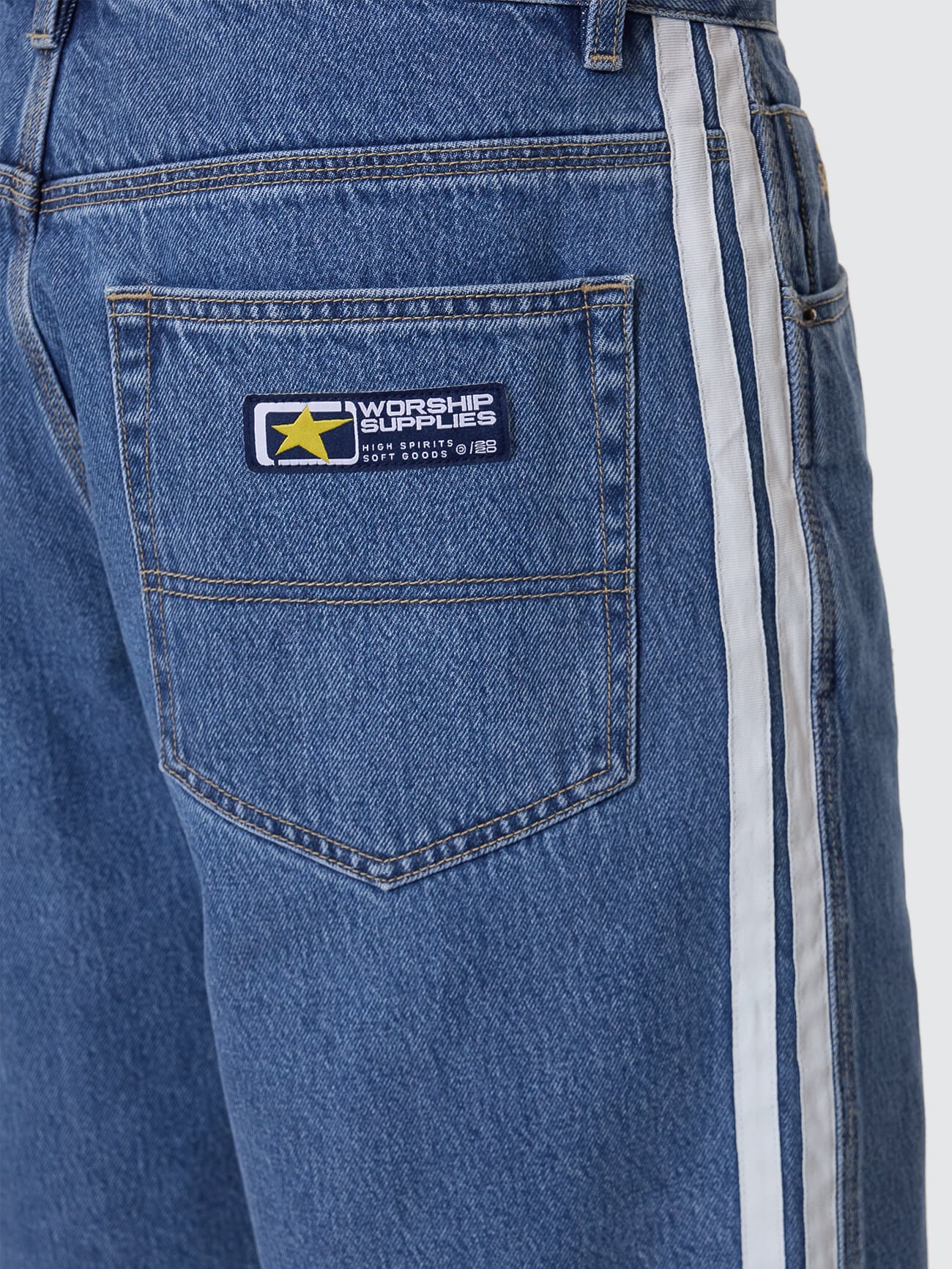 Blender Big Dawg Jean Short - Sky High Blue