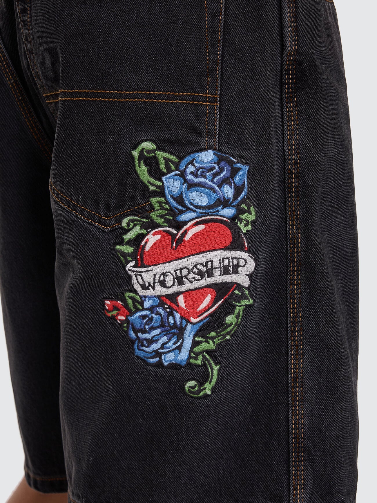 No Ragrets Big Dawg Jean Short - Phantom