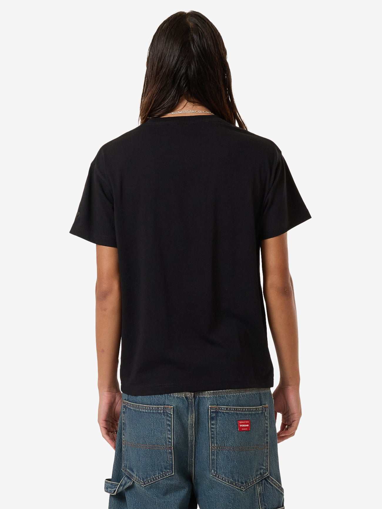 Try Again Fitted Tee - Black XS