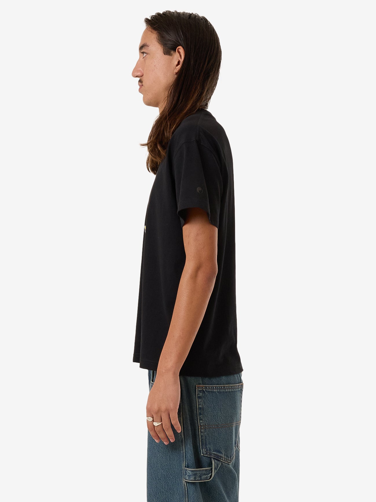 Try Again Fitted Tee - Black XS