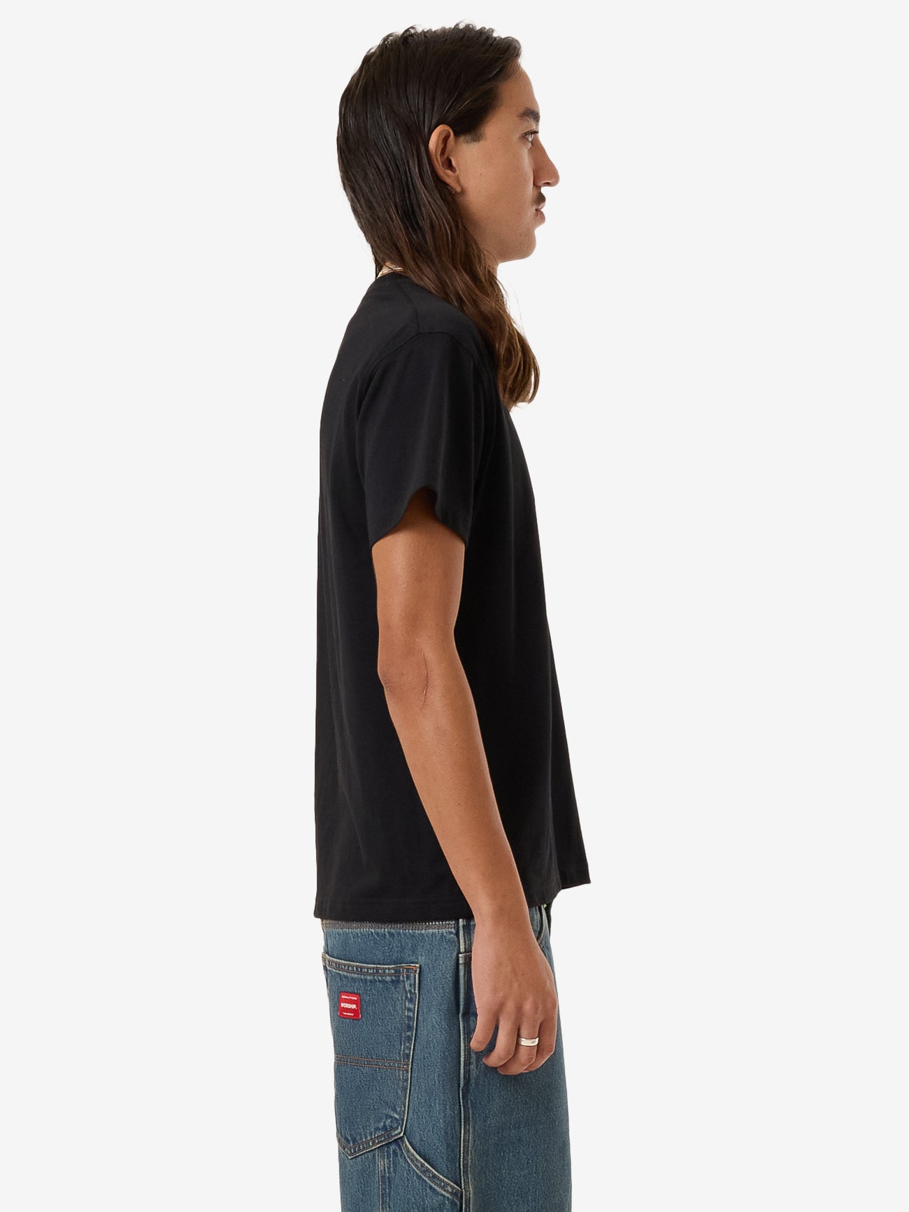 Try Again Fitted Tee - Black XS