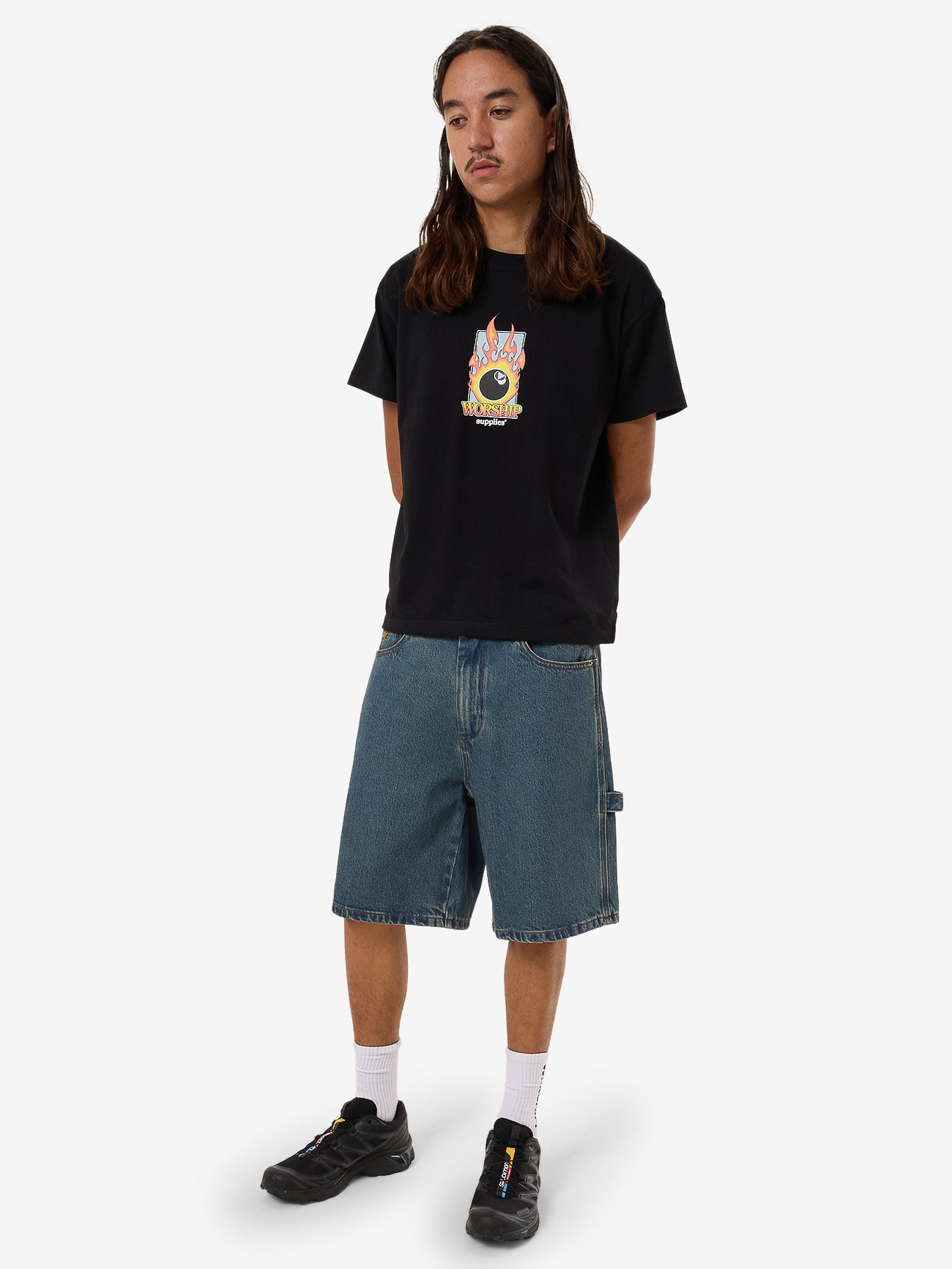 Try Again Fitted Tee - Black XS
