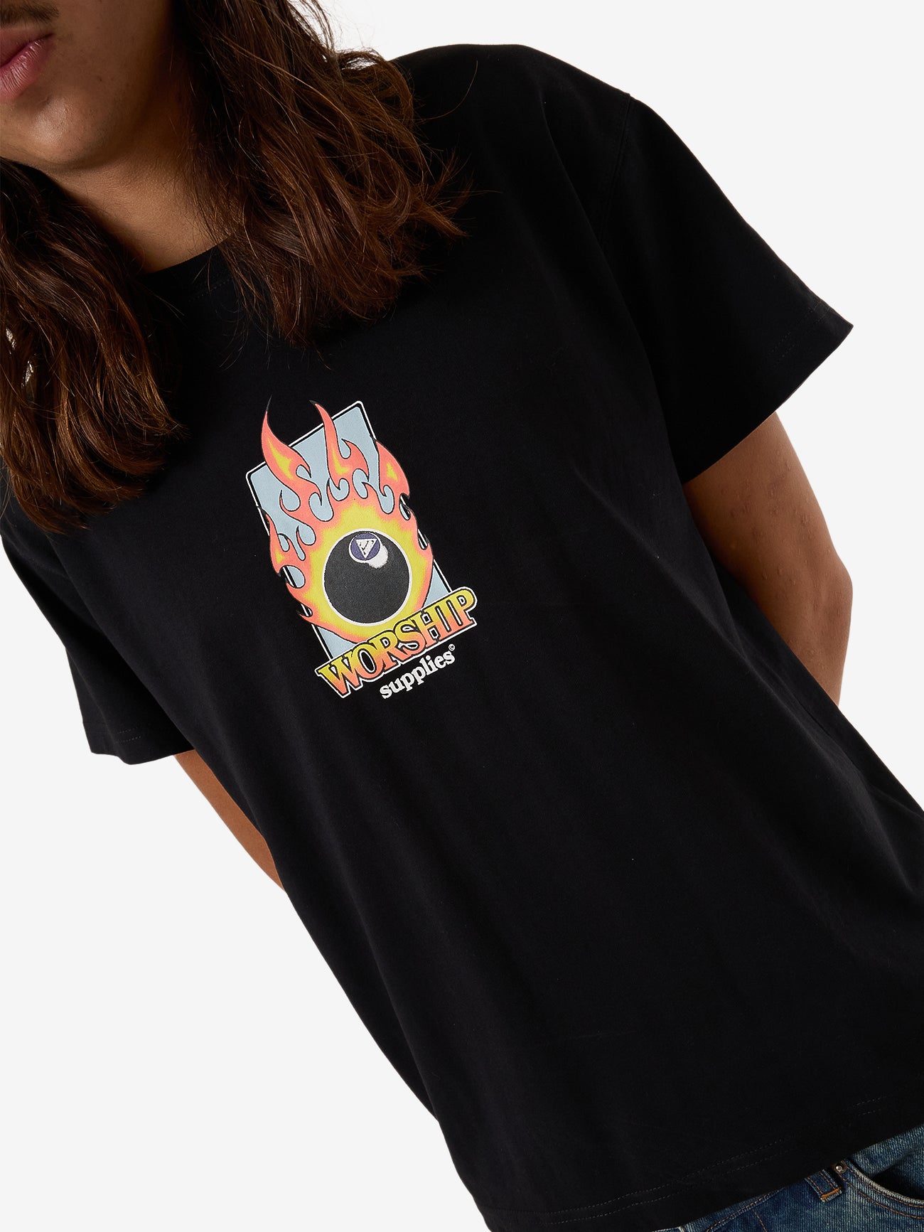 Try Again Fitted Tee - Black XS