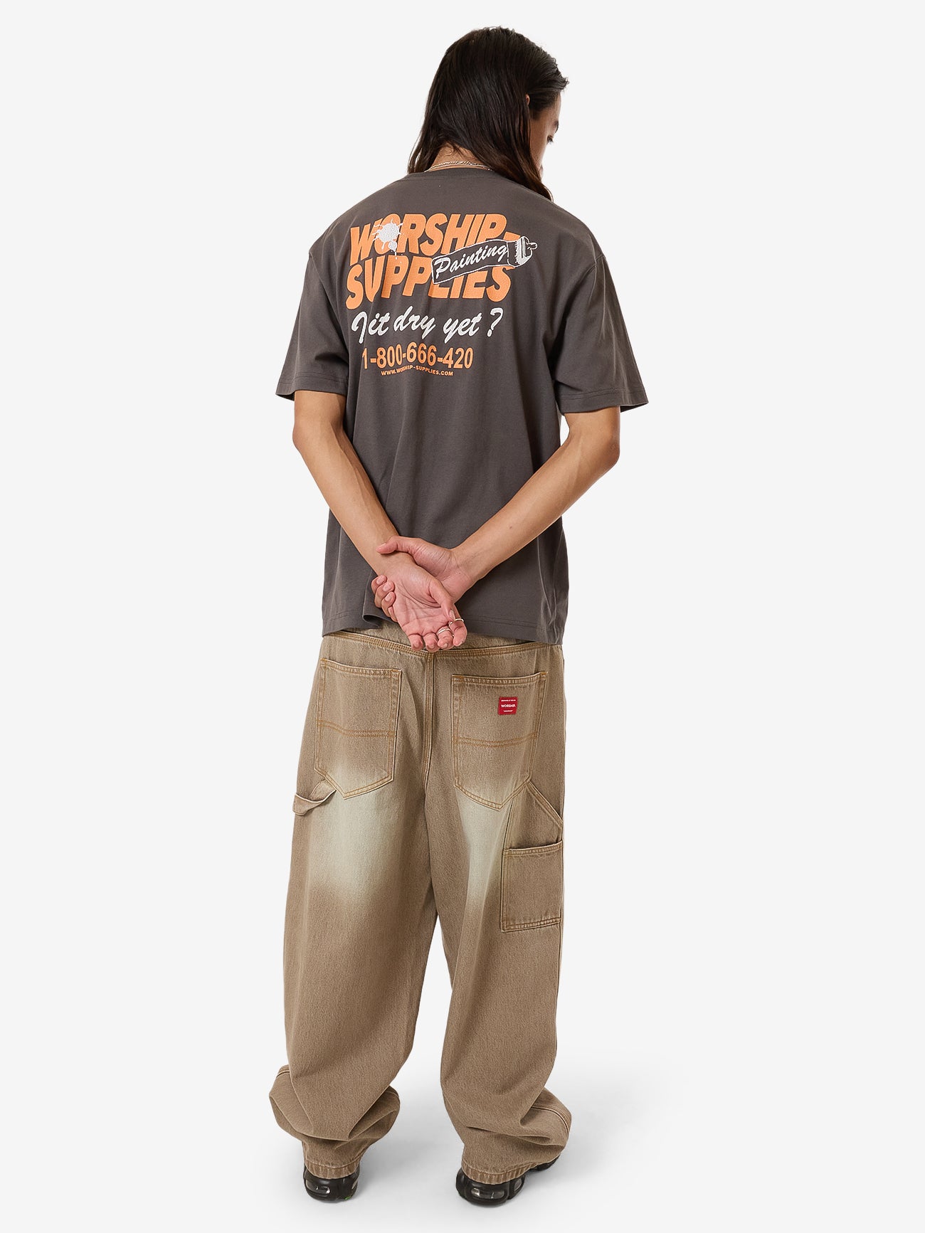 Dry Paint Tee - Worn Black XS