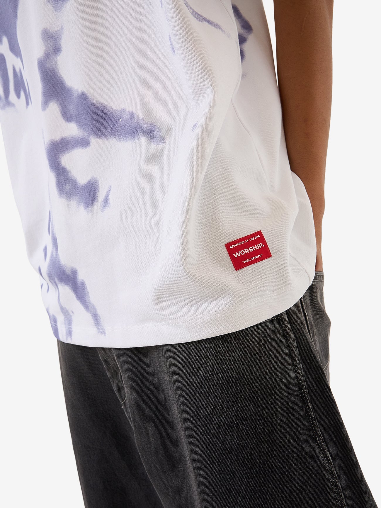 Torment Oversize Tee - White XS