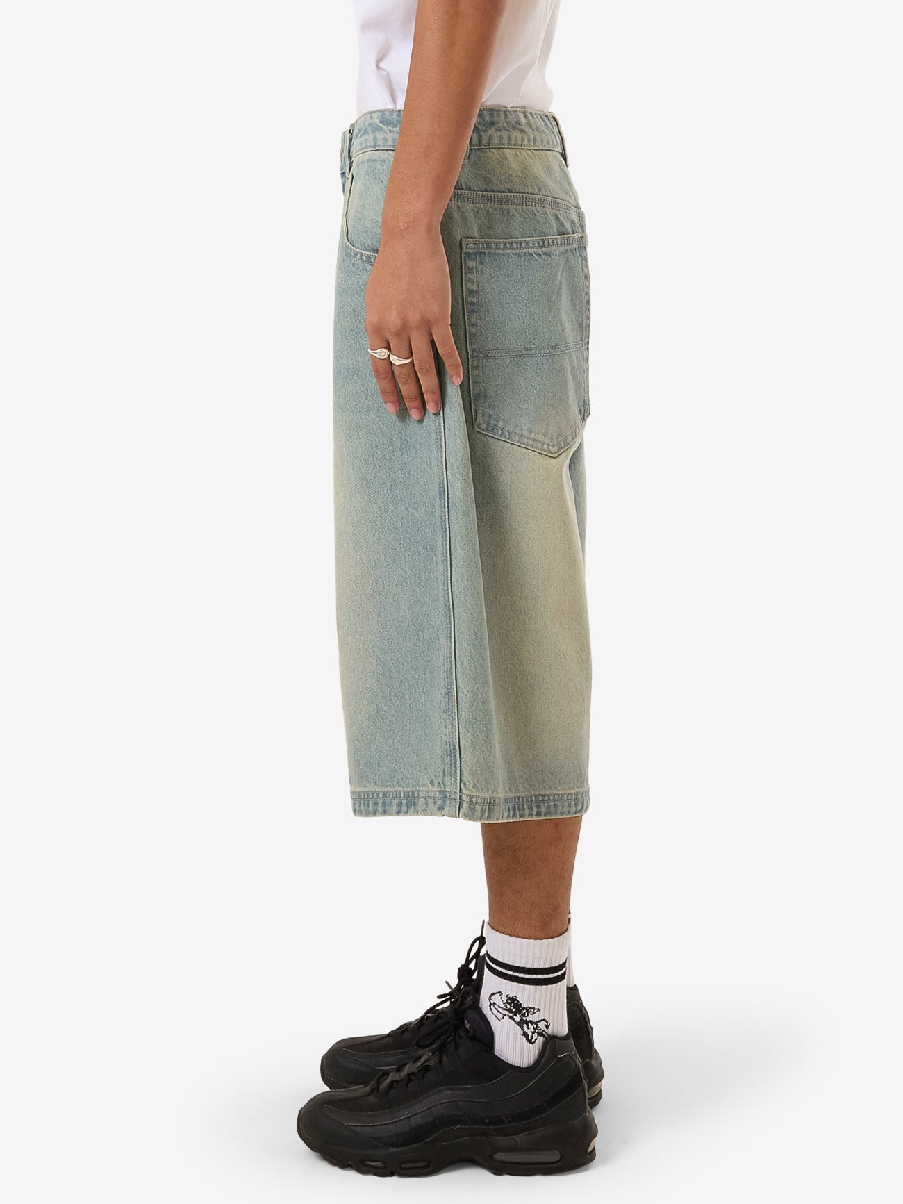 Dozer Jean Short - Toxic Blue 28
