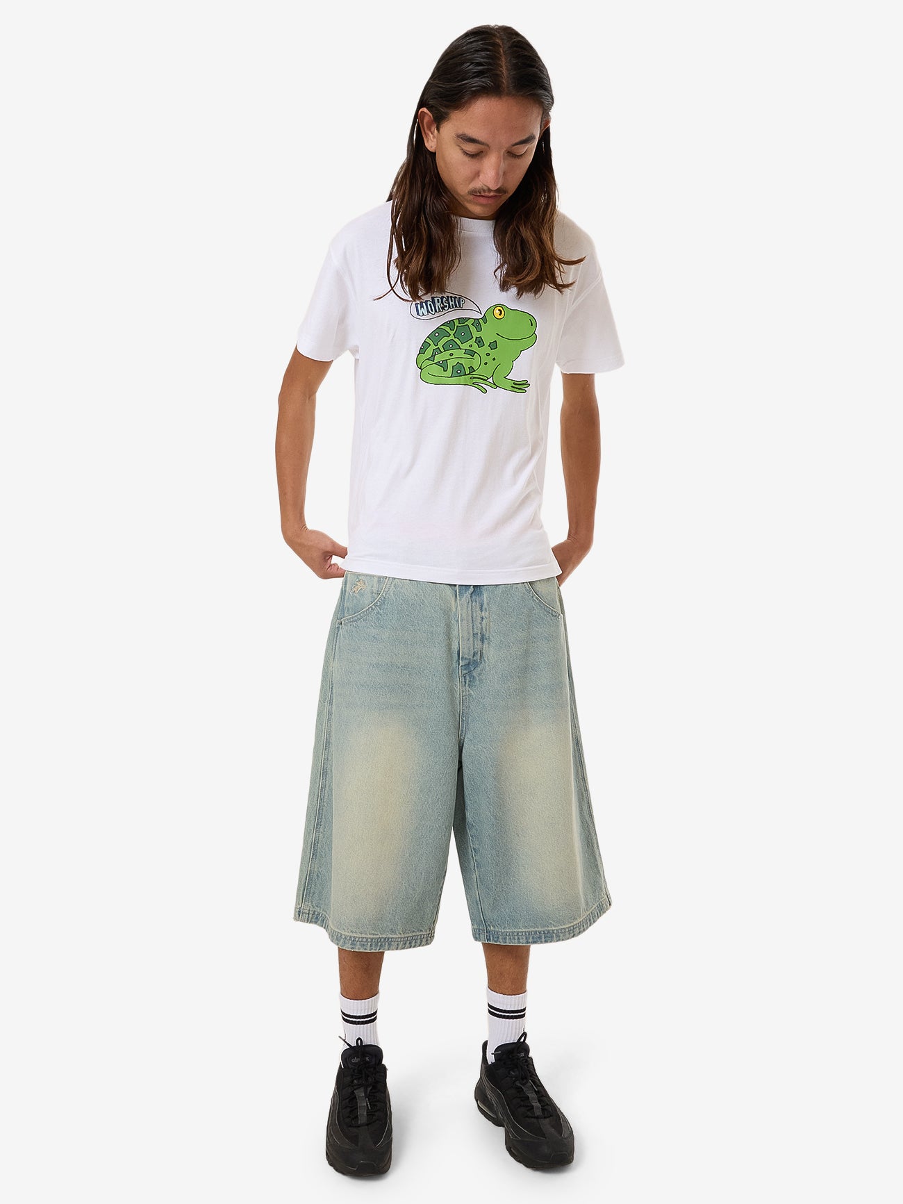 Dozer Jean Short - Toxic Blue 28