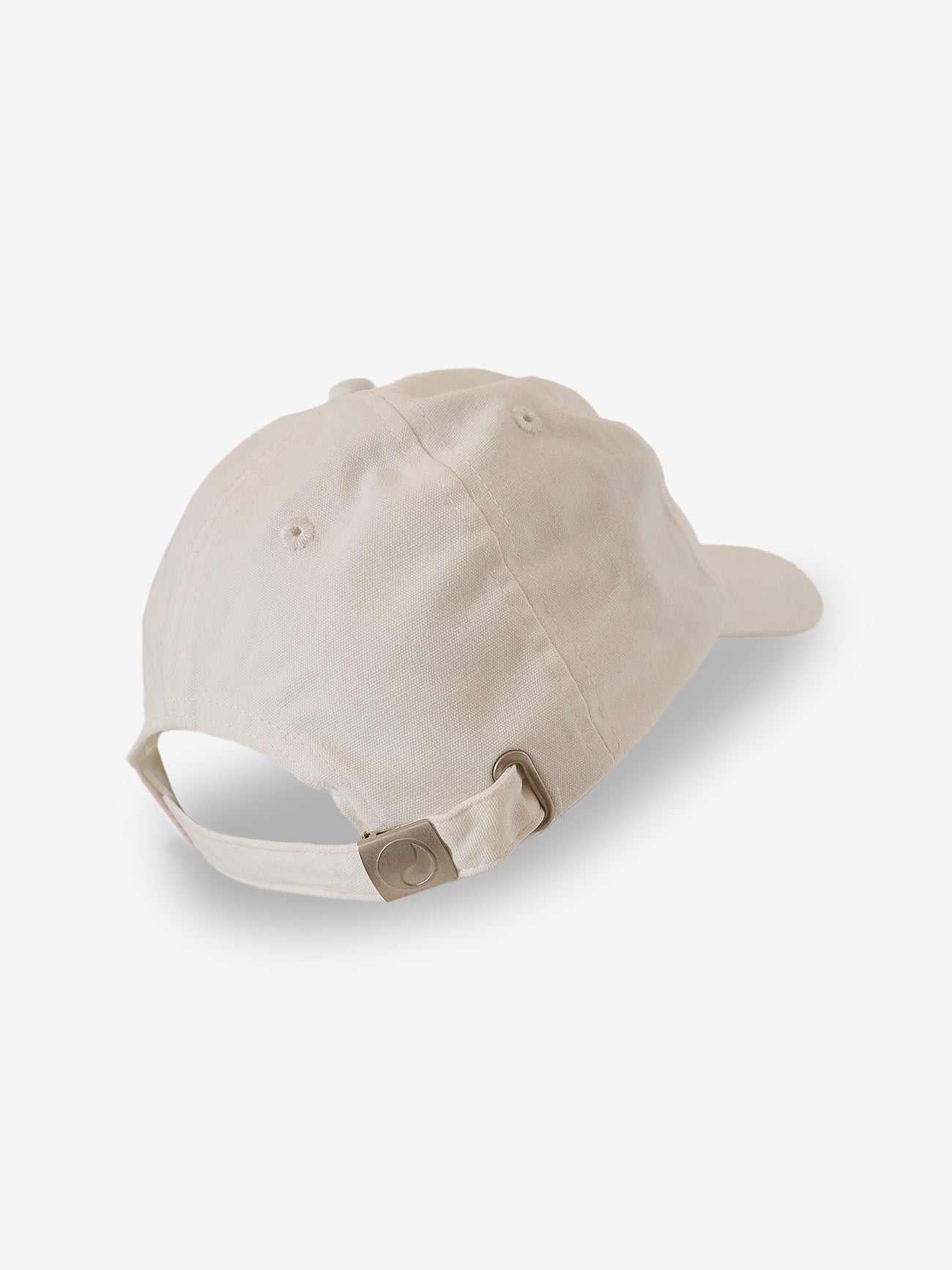 Overt 6 Panel Dad Hat - Cream One Size
