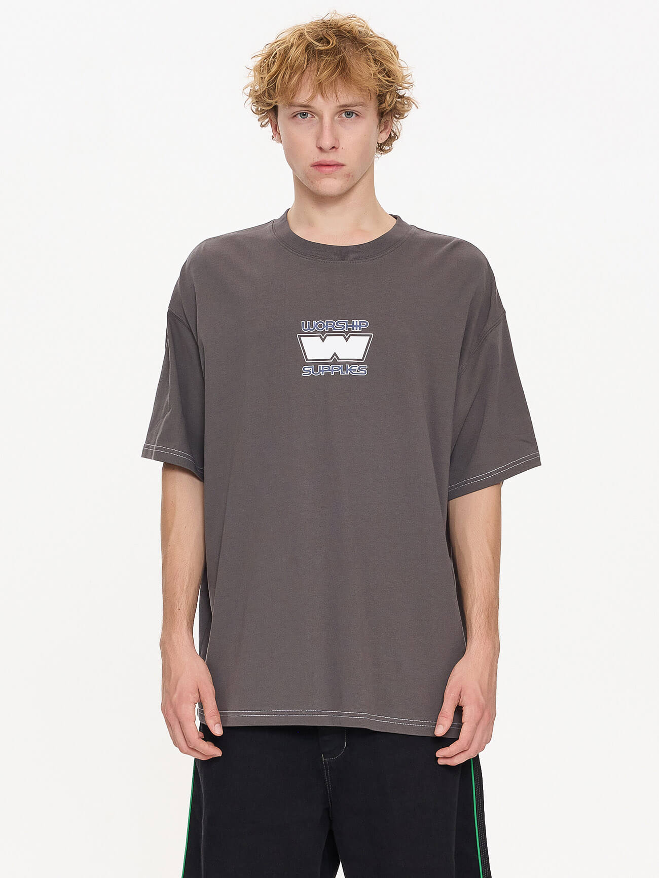 Grand Prix Oversize Tee - Worn Black XS