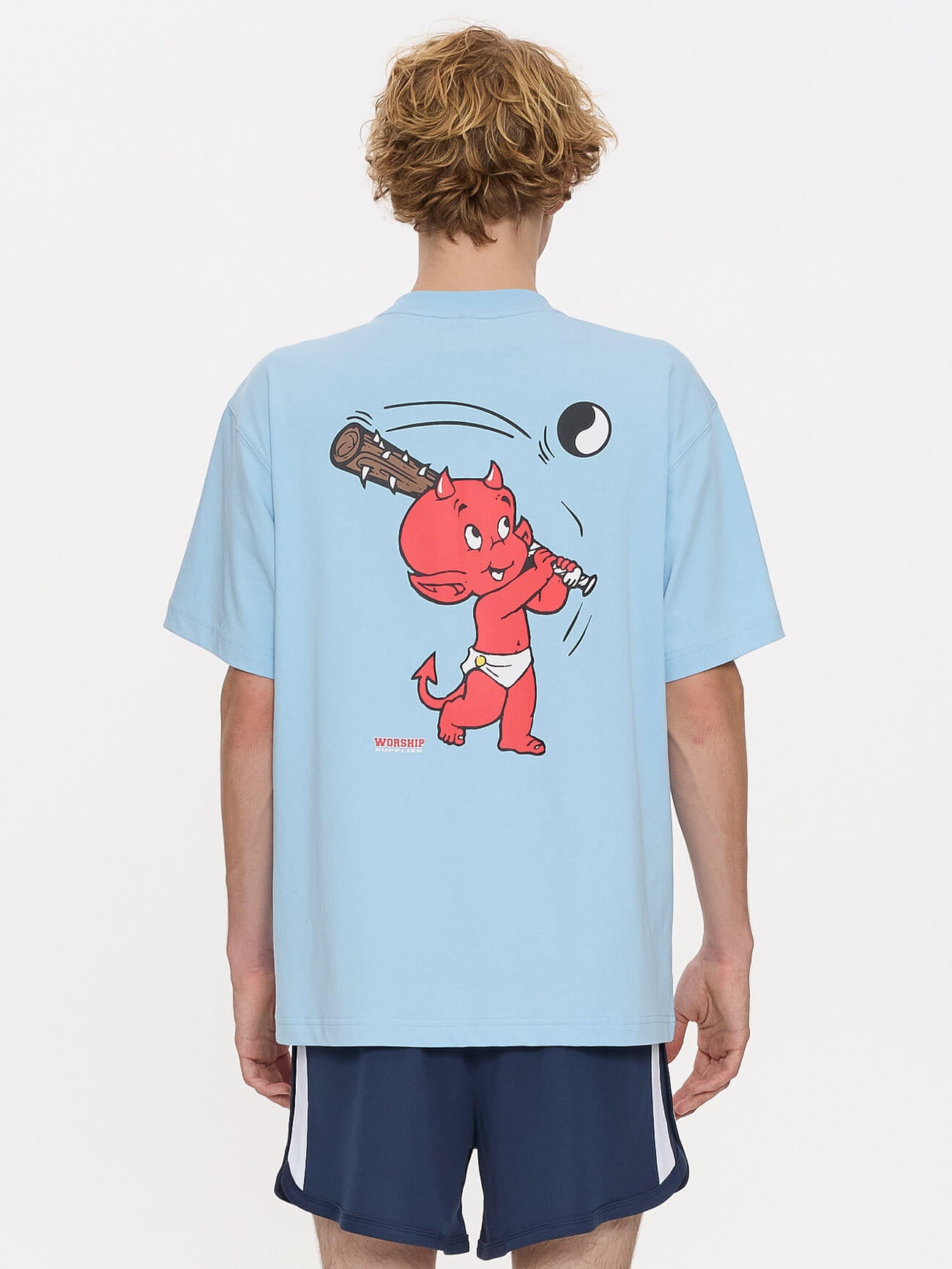Little Belter Tee - Willow Blue XS