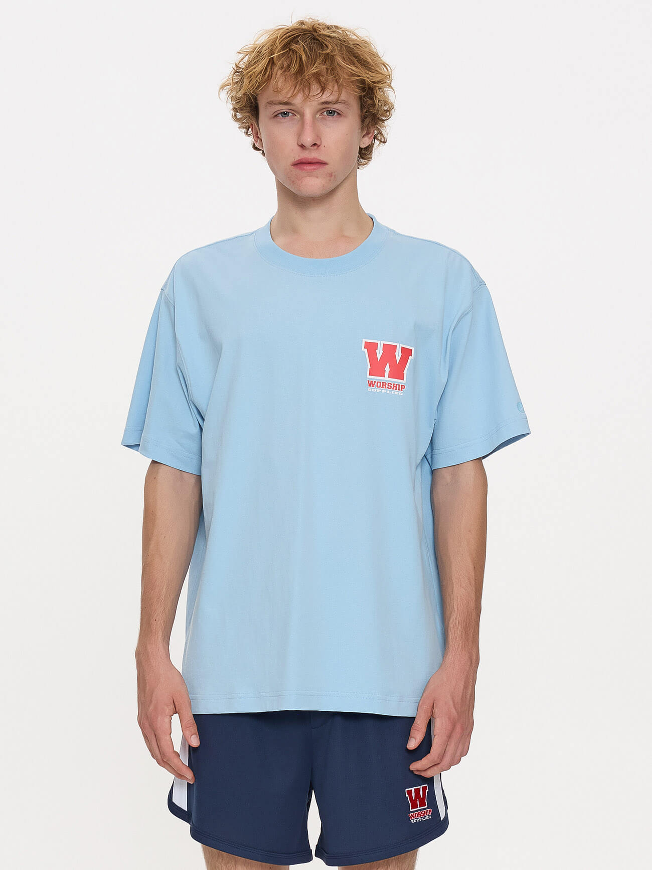 Little Belter Tee - Willow Blue XS