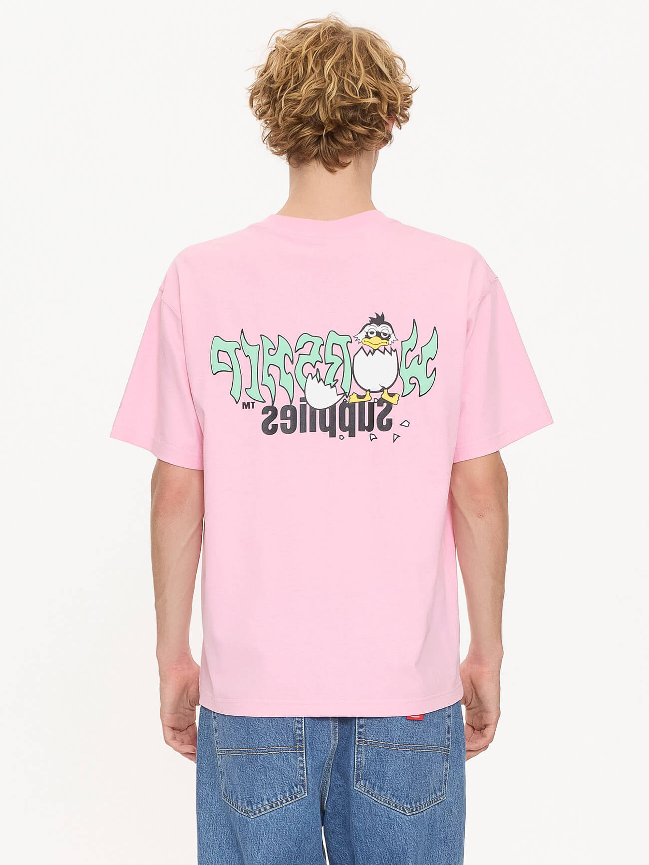 Scrambled Tee - Flamingo XS