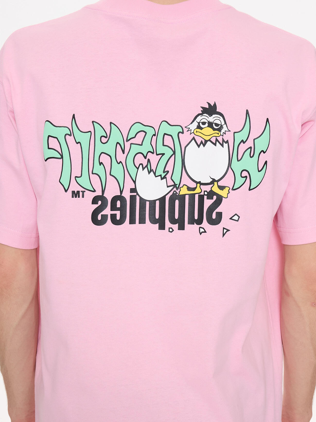 Scrambled Tee - Flamingo XS