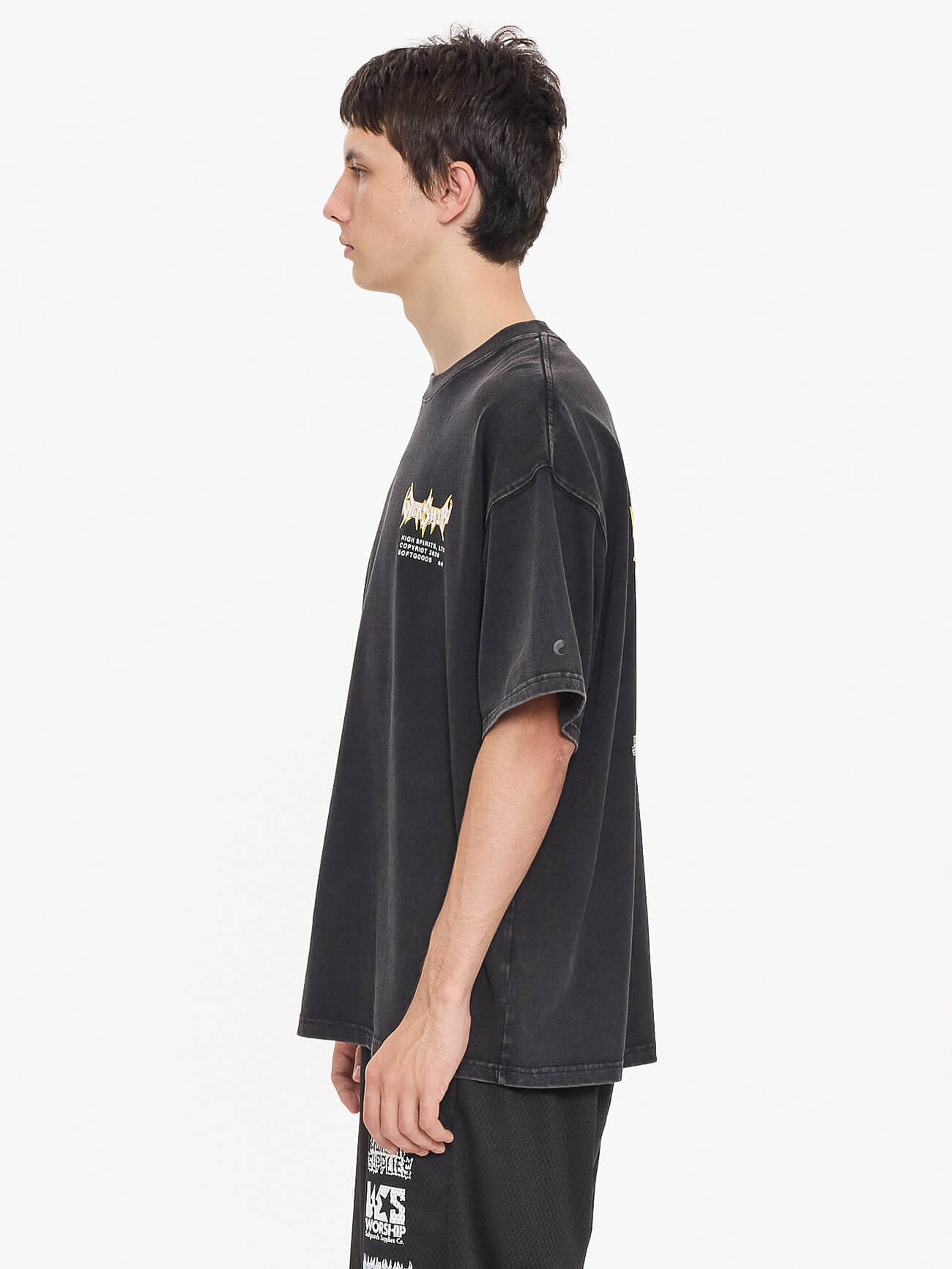 Pile Up Oversize Tee - Black XS