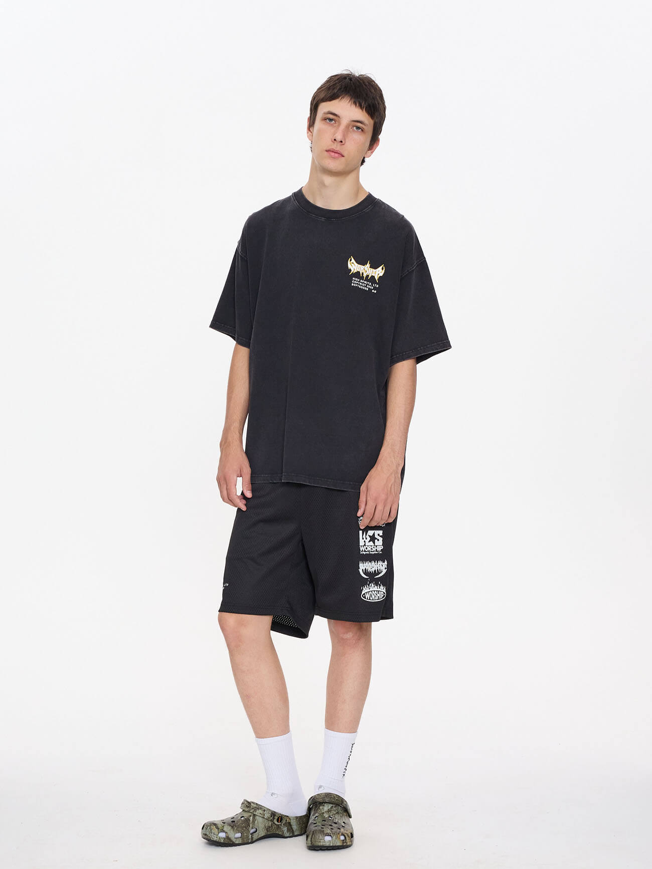 Pile Up Oversize Tee - Black XS