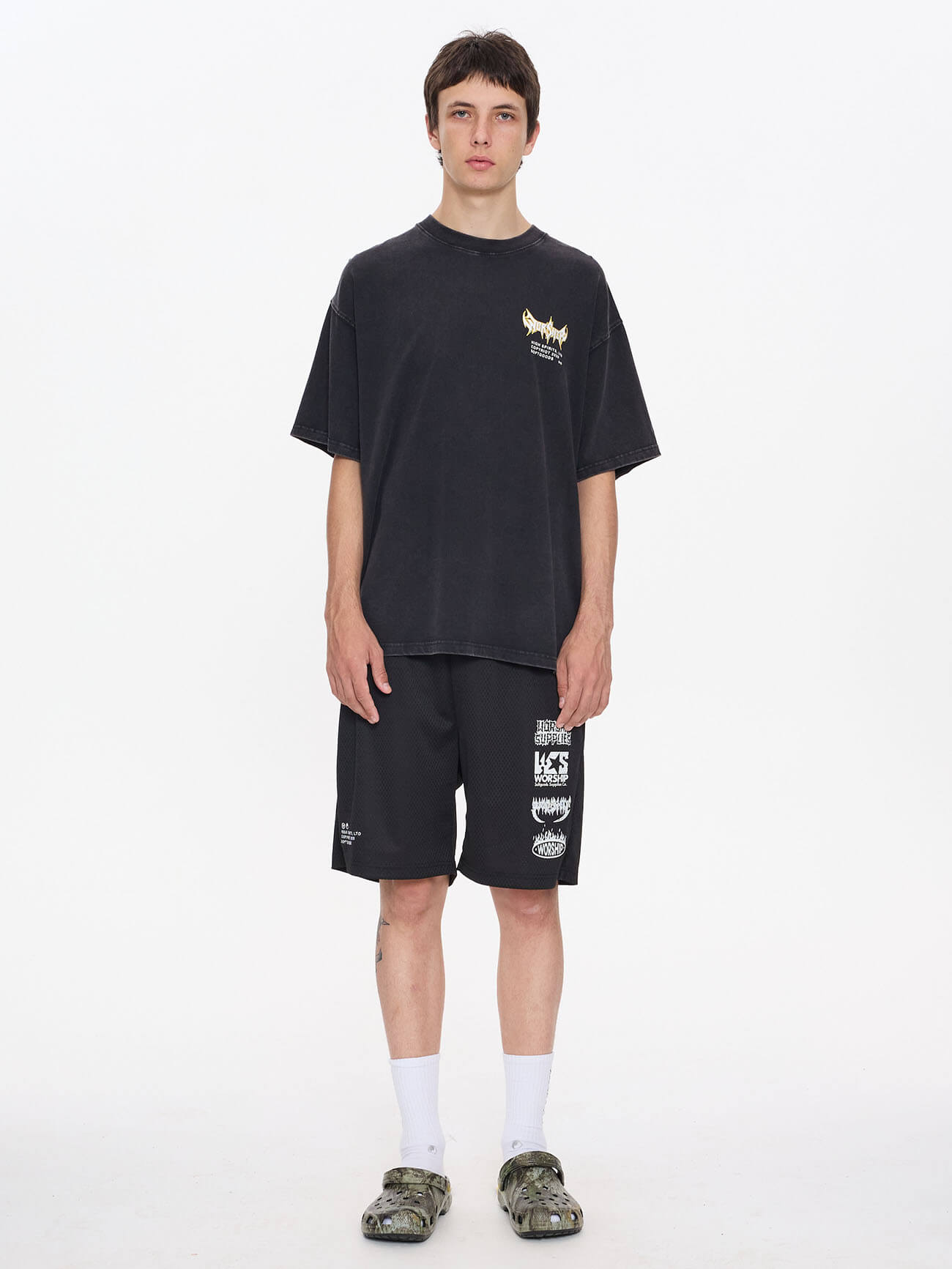 Pile Up Oversize Tee - Black XS