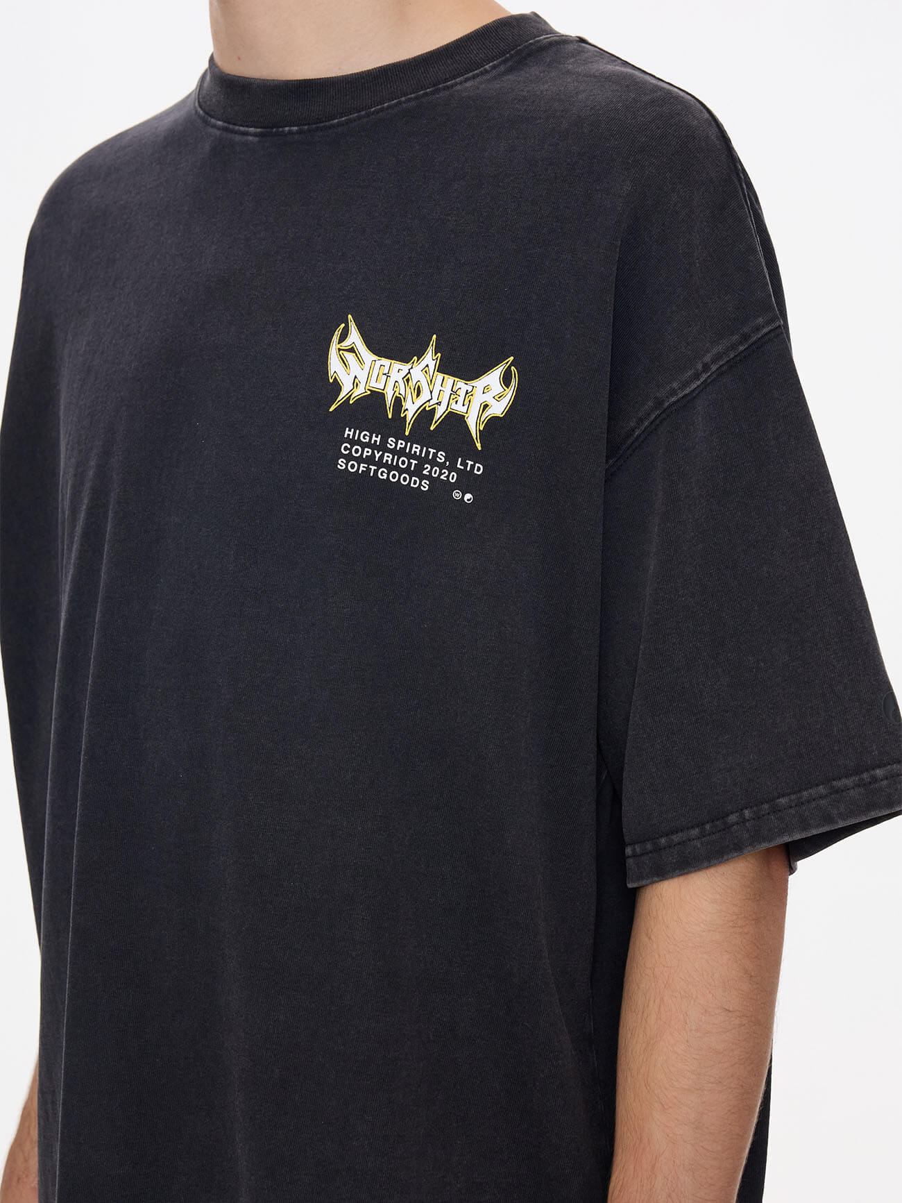 Pile Up Oversize Tee - Black XS