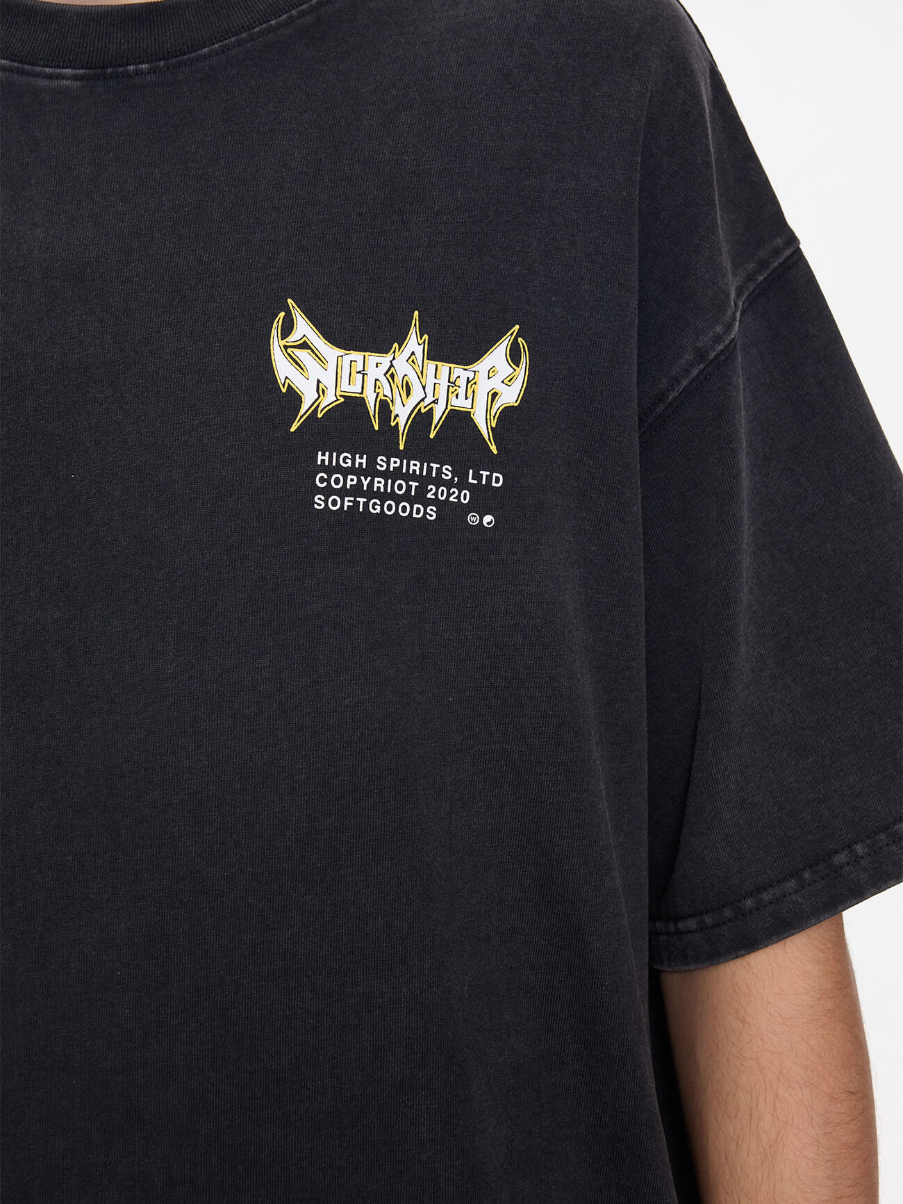 Pile Up Oversize Tee - Black XS
