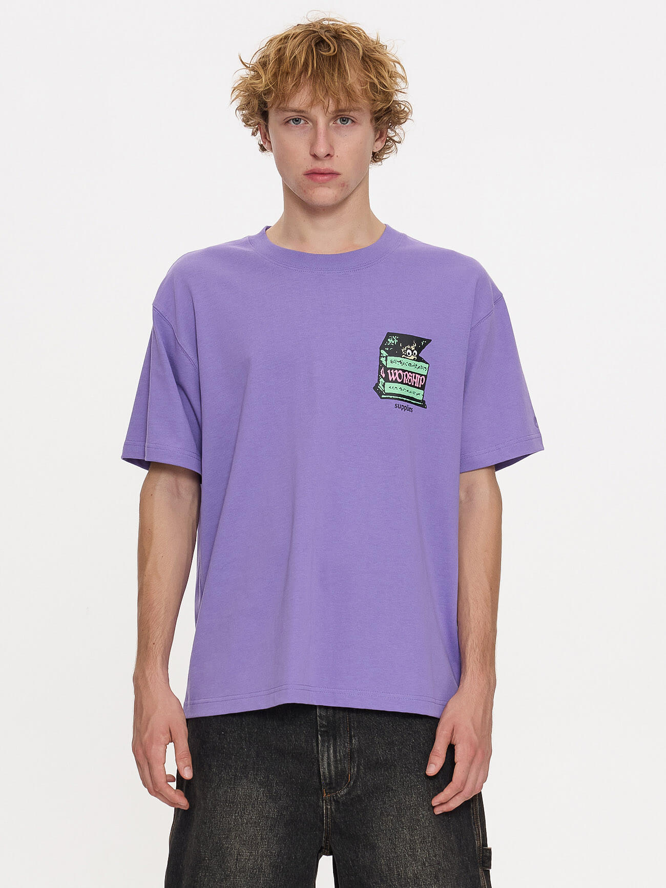 Surprise Tee - Posty Purple XS