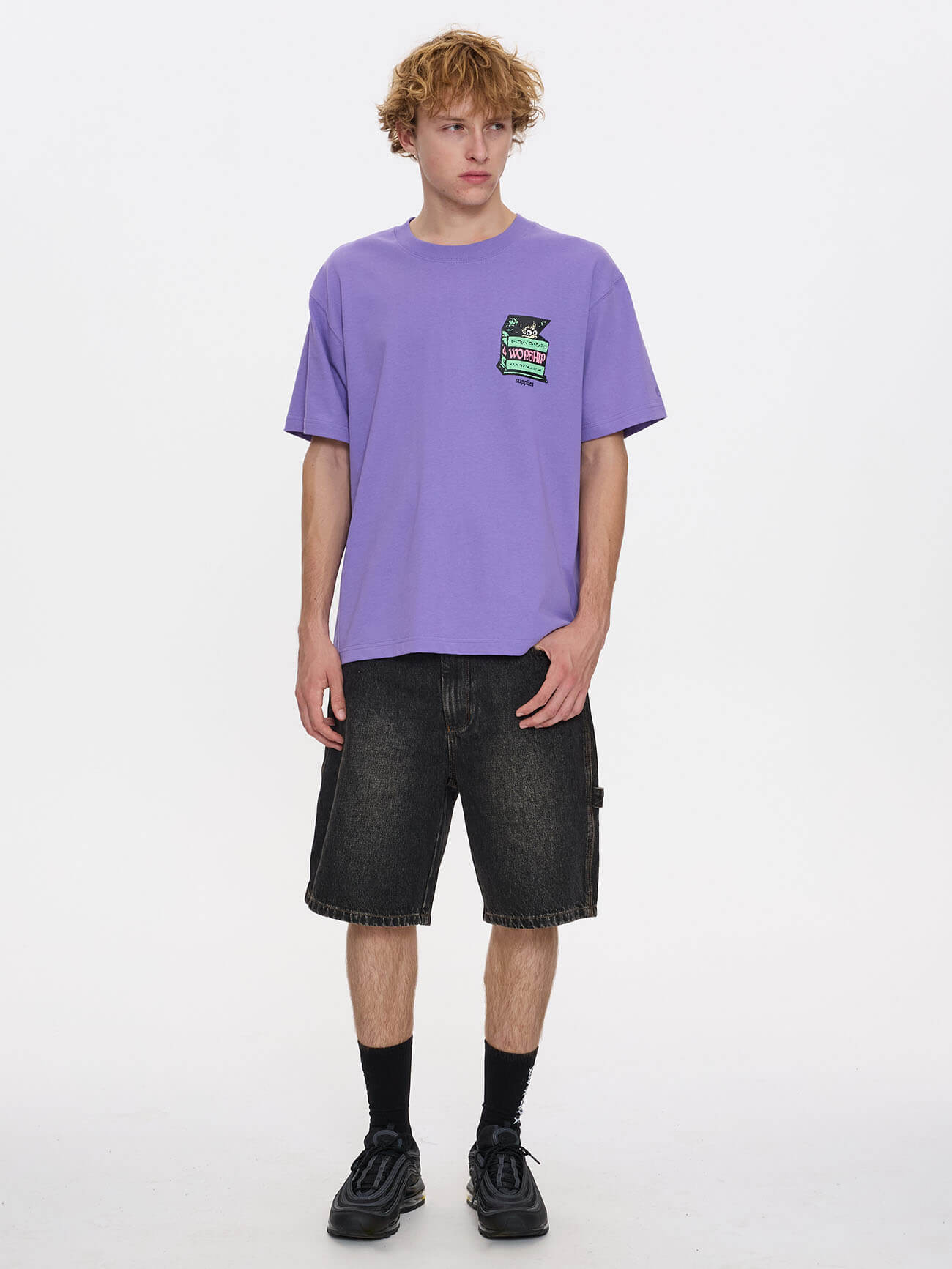 Surprise Tee - Posty Purple XS
