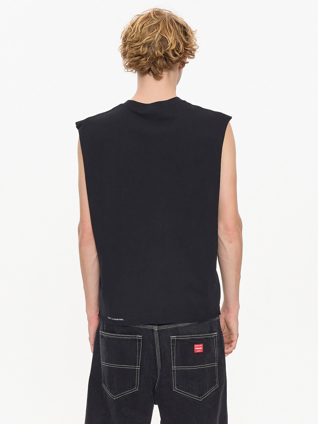 Rollem Muscle Tee - Black XS