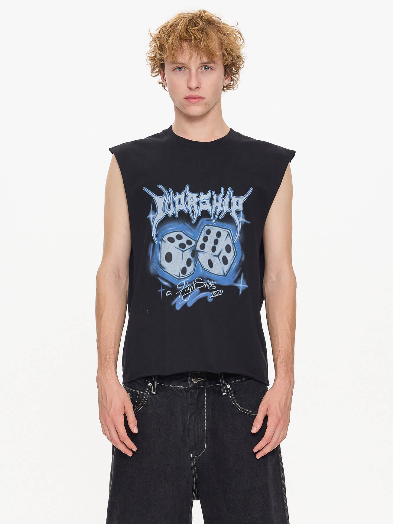 Rollem Muscle Tee - Black XS