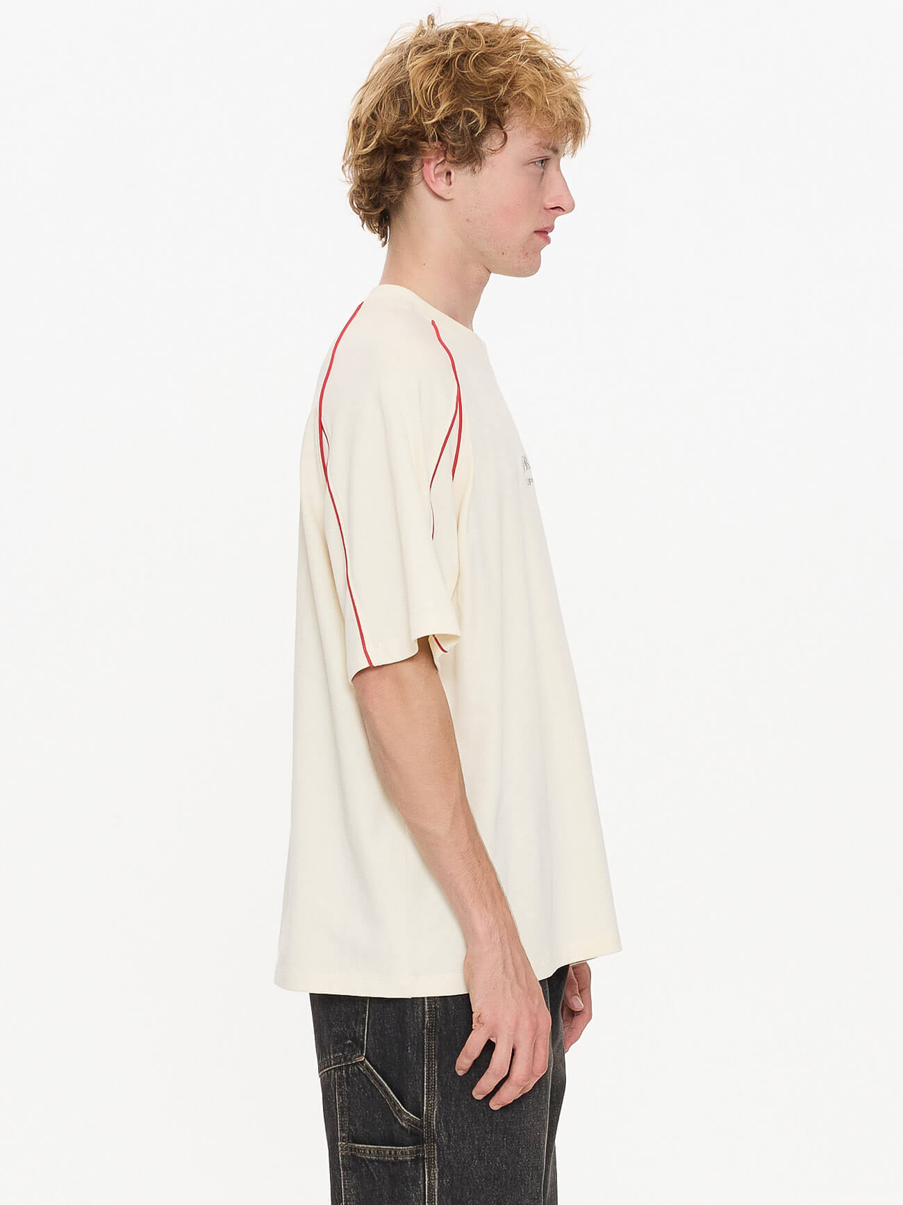 Frequency 2 Panel Oversize Raglan Tee - Zine XS
