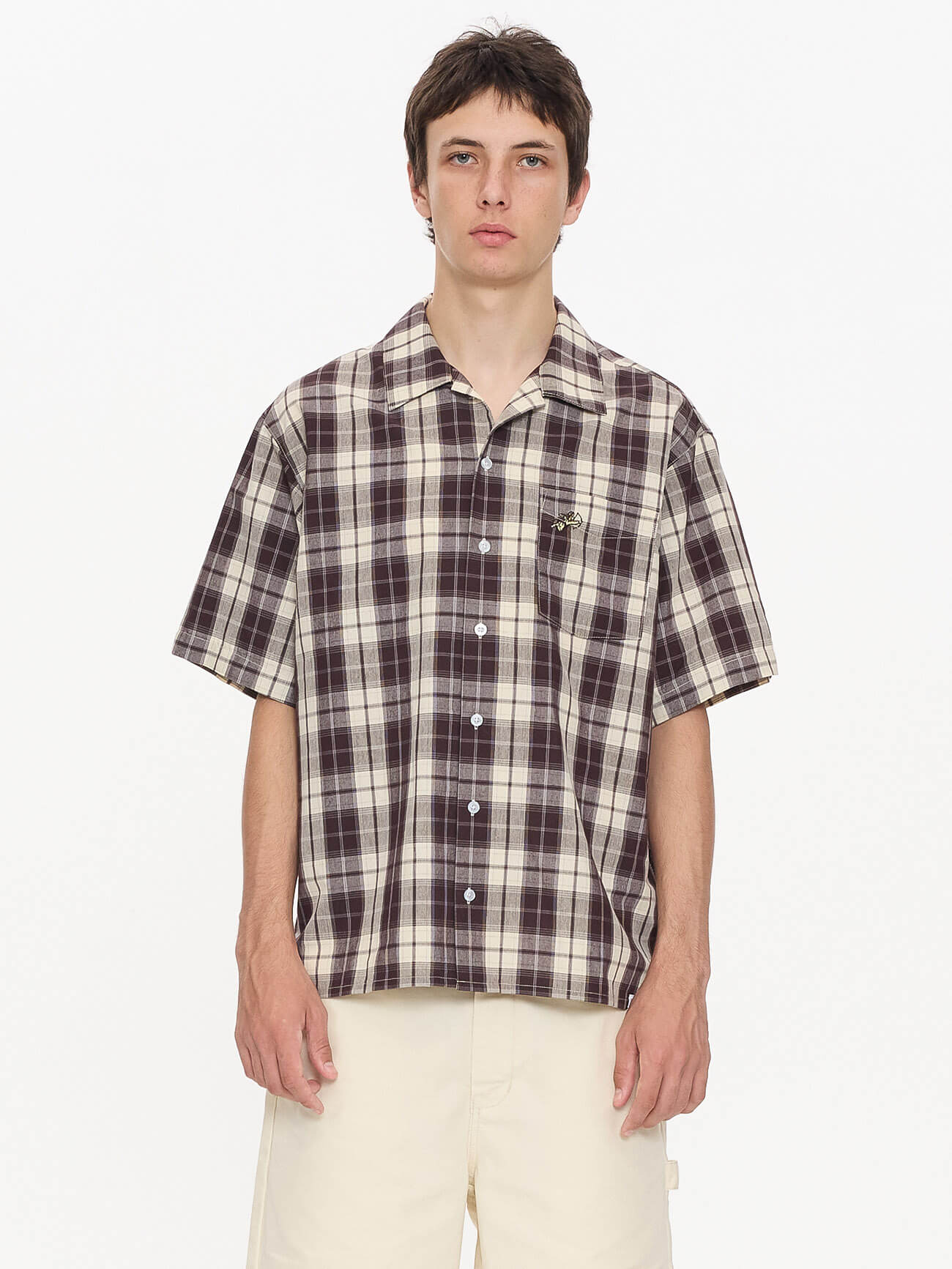 Cherub Short Sleeve Shirt 2.0 - Dark Choc XS