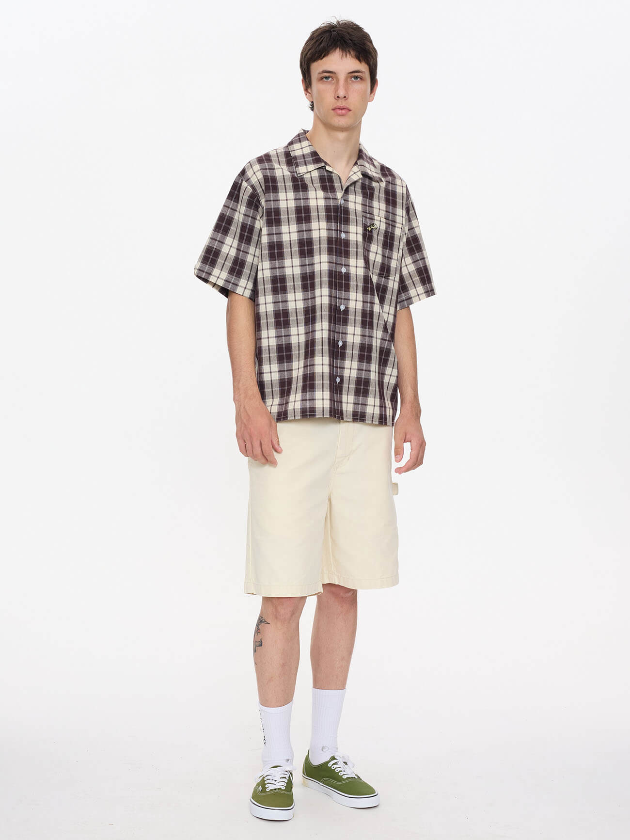 Cherub Short Sleeve Shirt 2.0 - Dark Choc XS