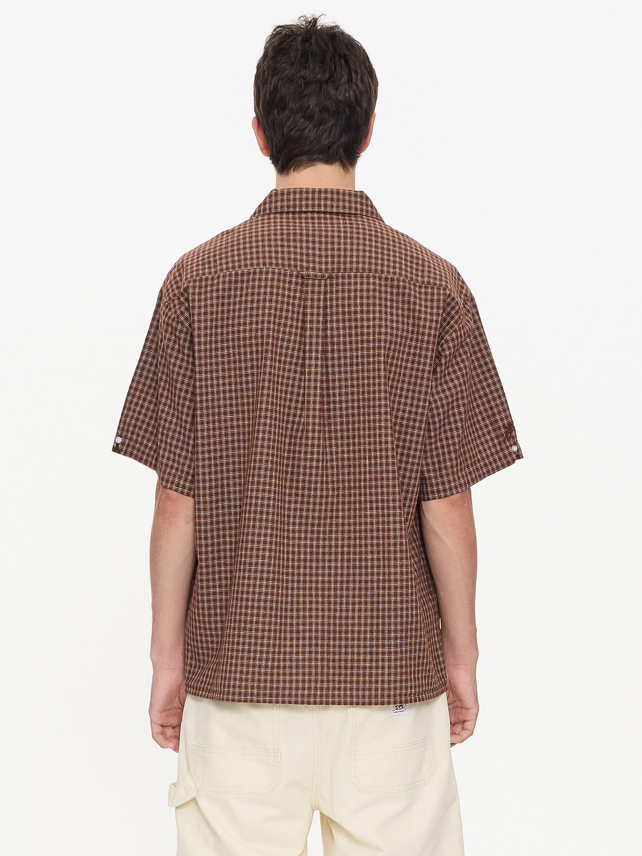 Cherub Short Sleeve Shirt - Brown XS