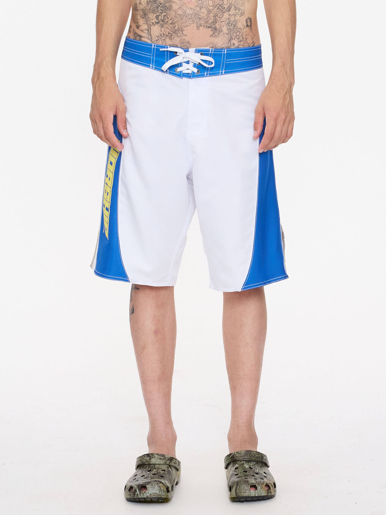 Crusty Long Boardshort - White 28