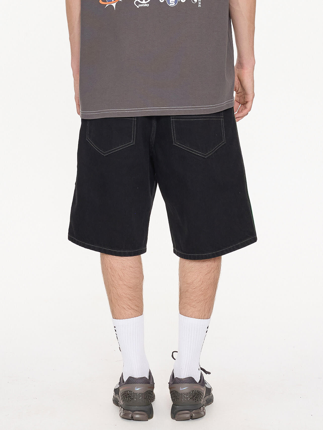 Grand Prix Big Dawg Jean Short - Worship Black