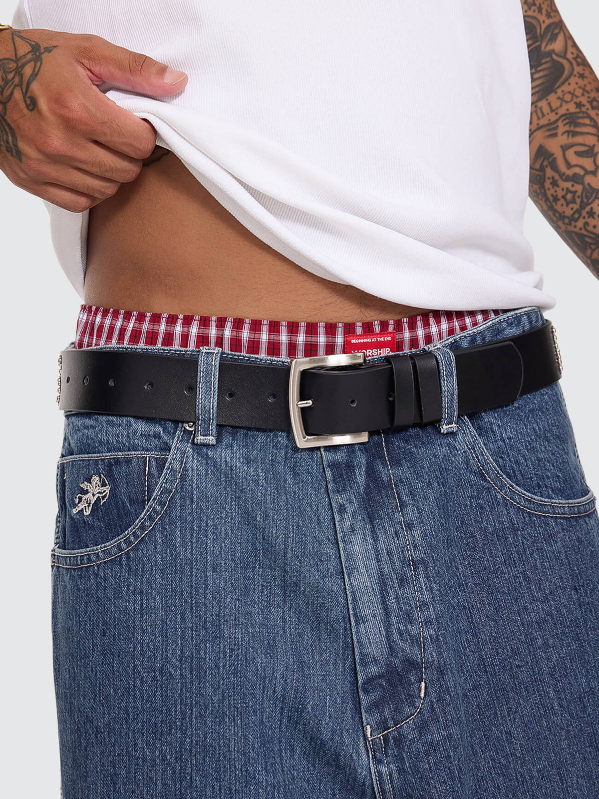Worship Supplies Studded Belt - Black S-M