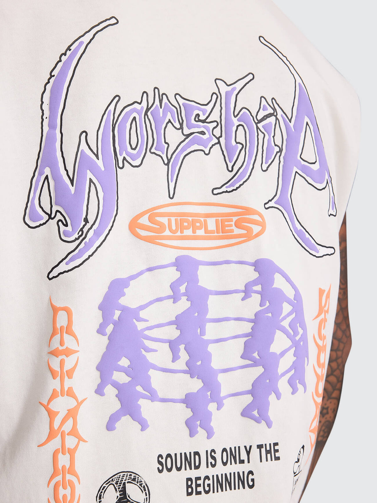 Gathering Muscle Tee - Coconut Milk XS