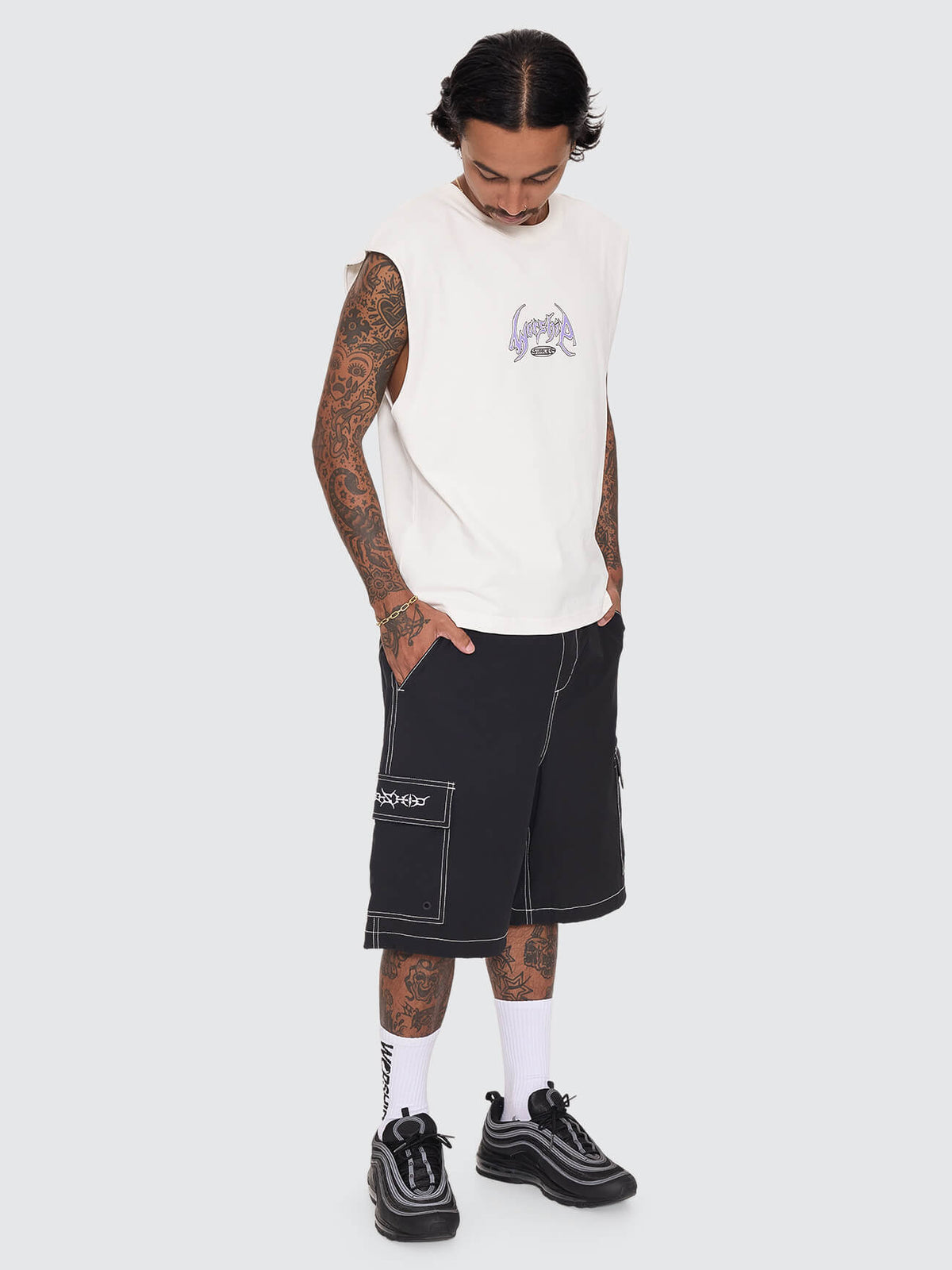 Gathering Muscle Tee - Coconut Milk XS