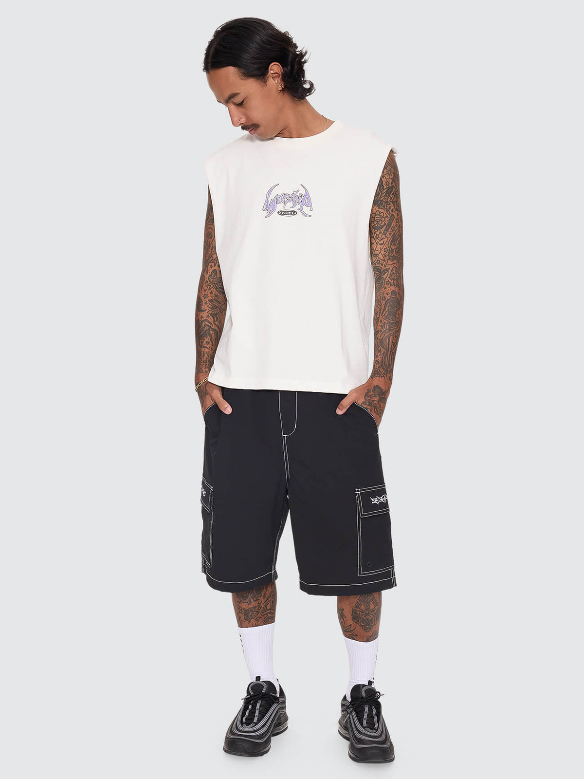 Gathering Muscle Tee - Coconut Milk XS