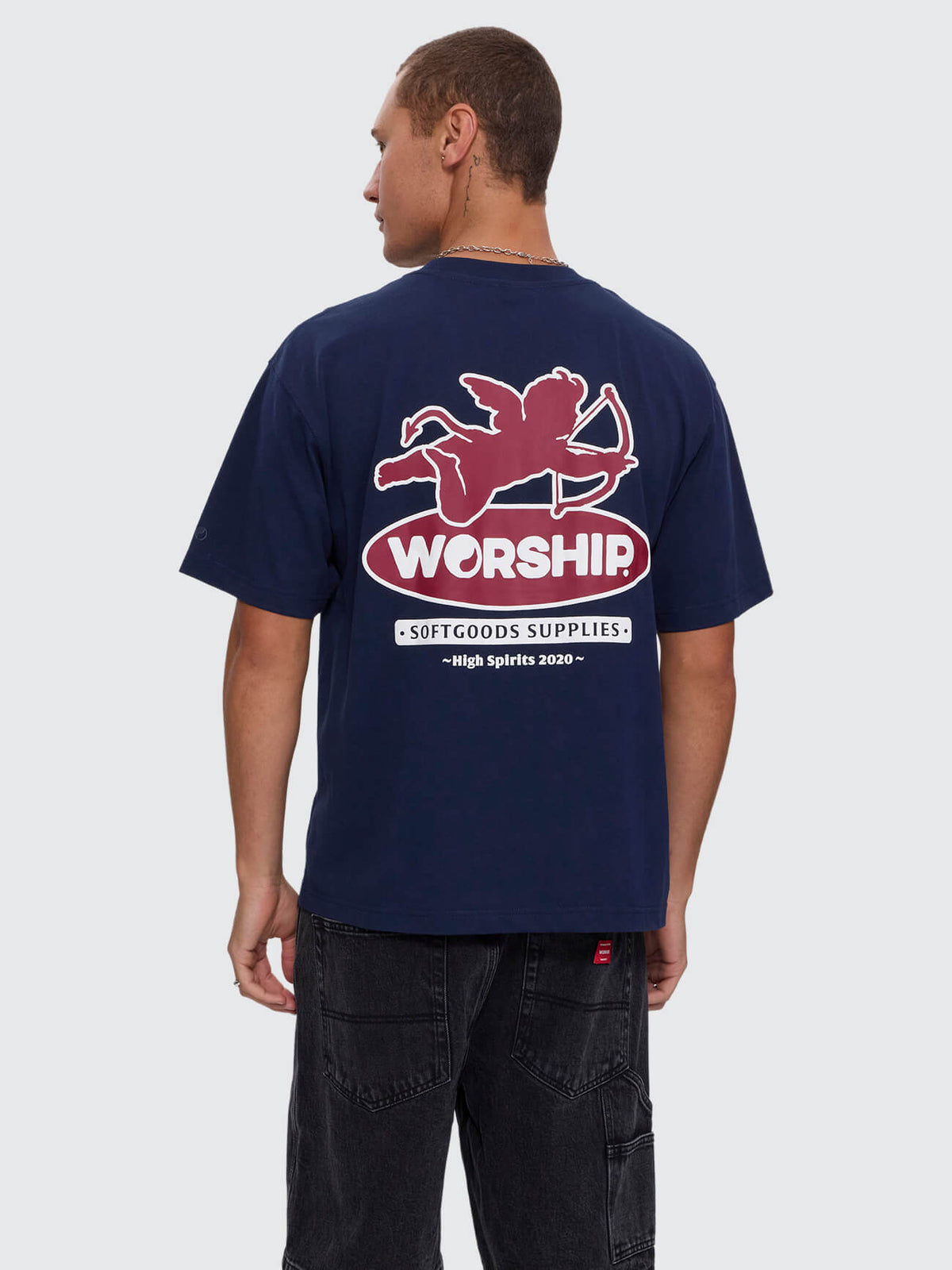 Shadow Cherub Tee - Black Iris XS