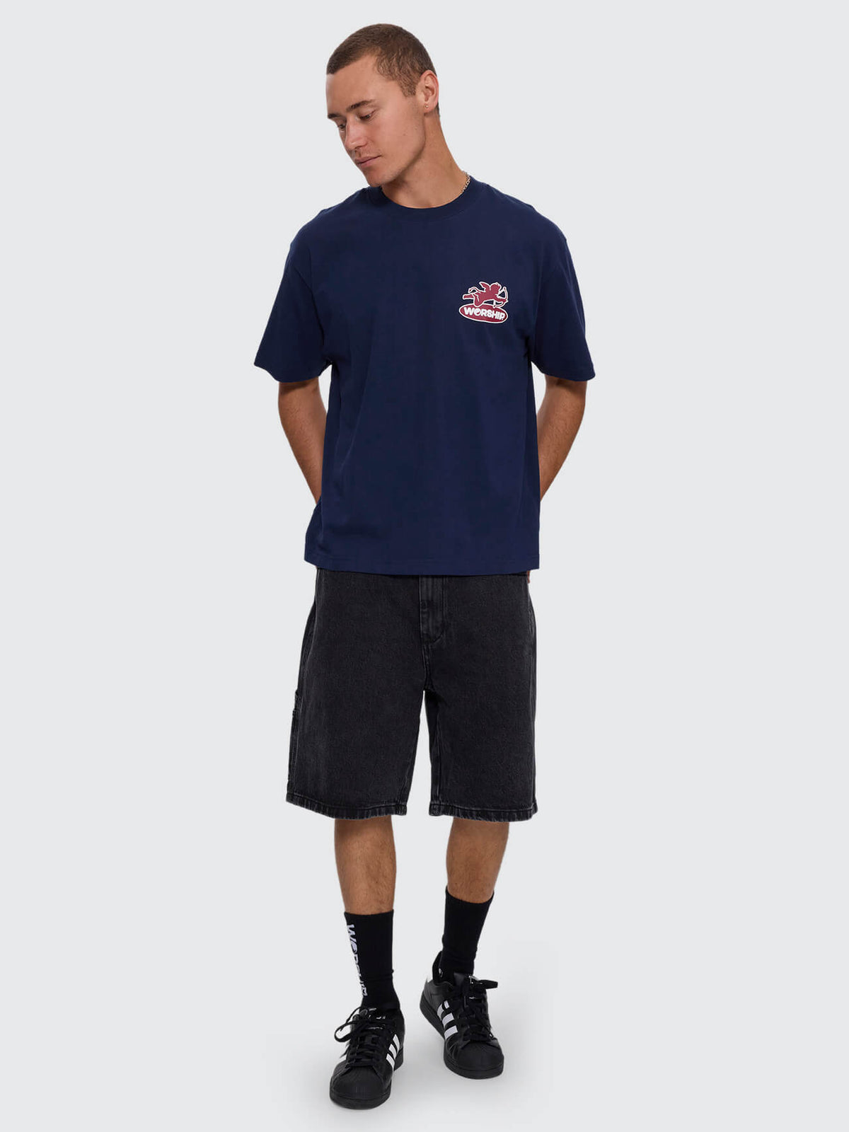 Shadow Cherub Tee - Black Iris XS