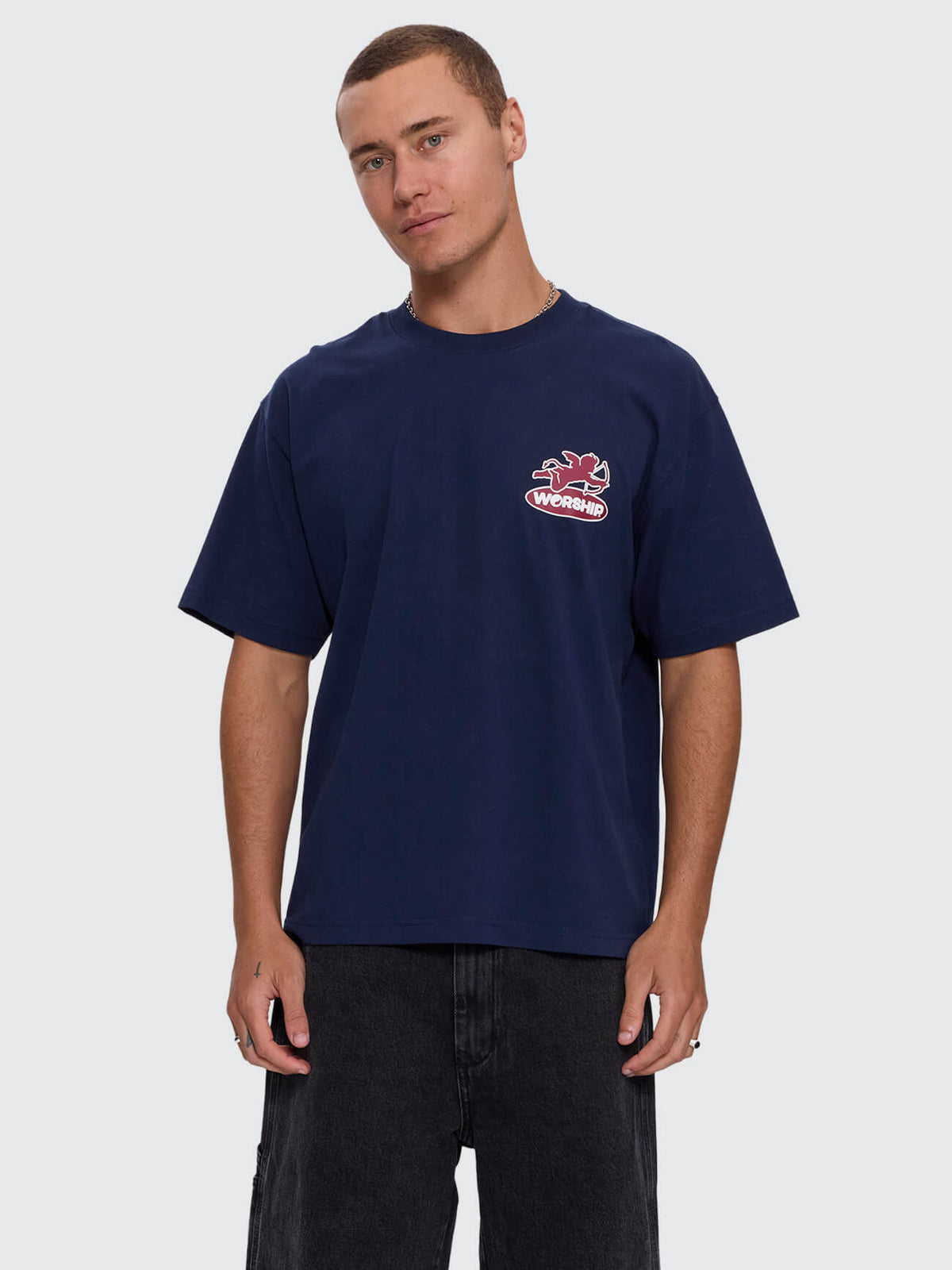 Shadow Cherub Tee - Black Iris XS