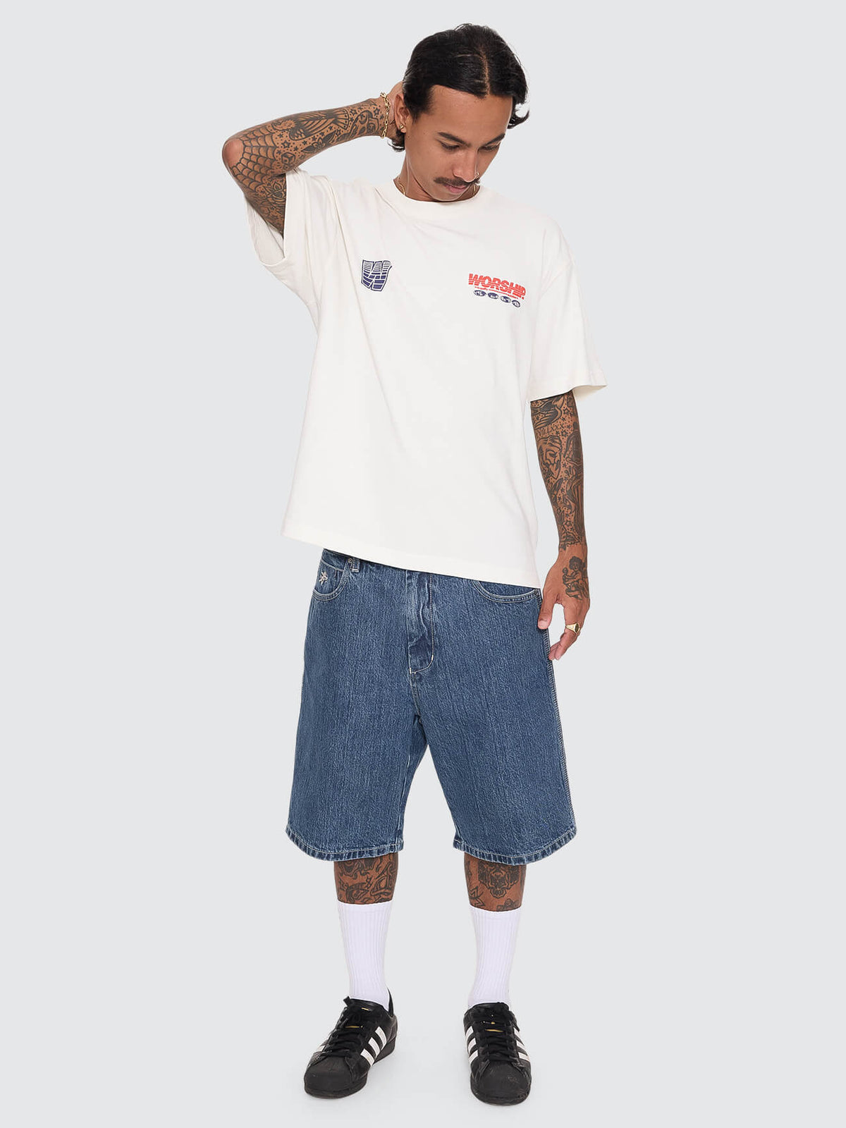Half Court Tee - Coconut Milk XS