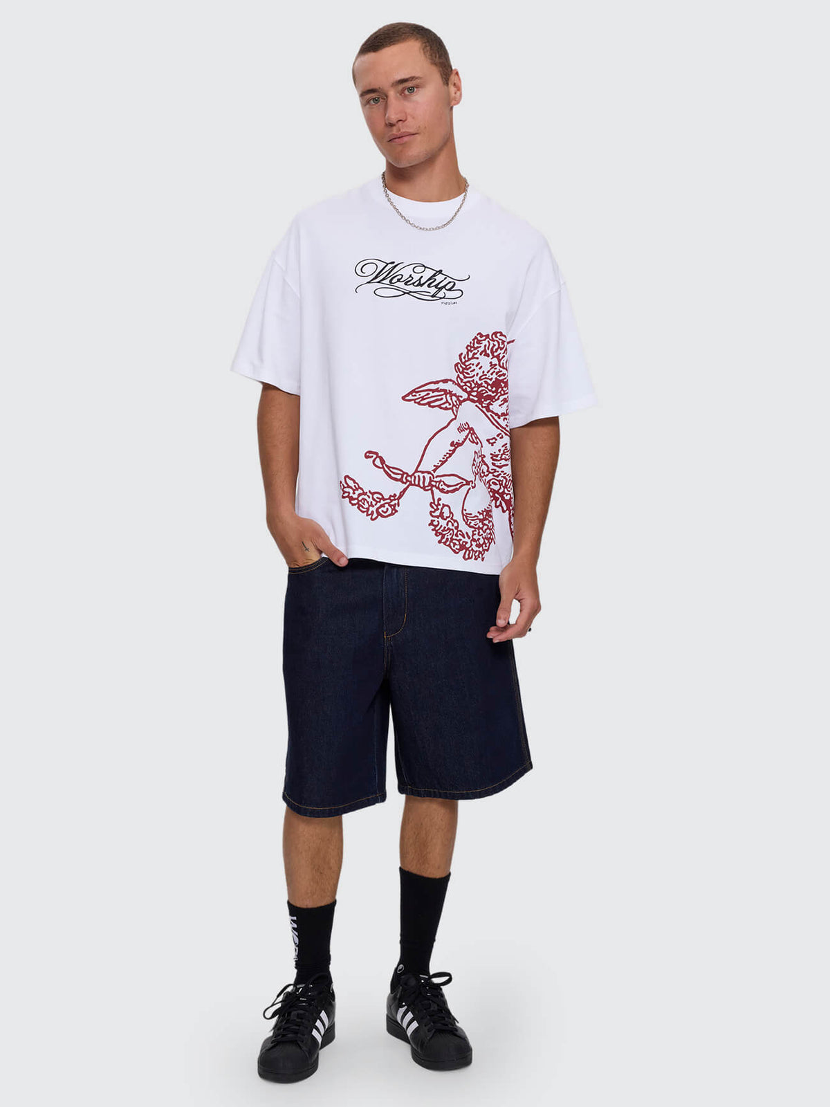 Arrebato Box Crop Tee - White XXS